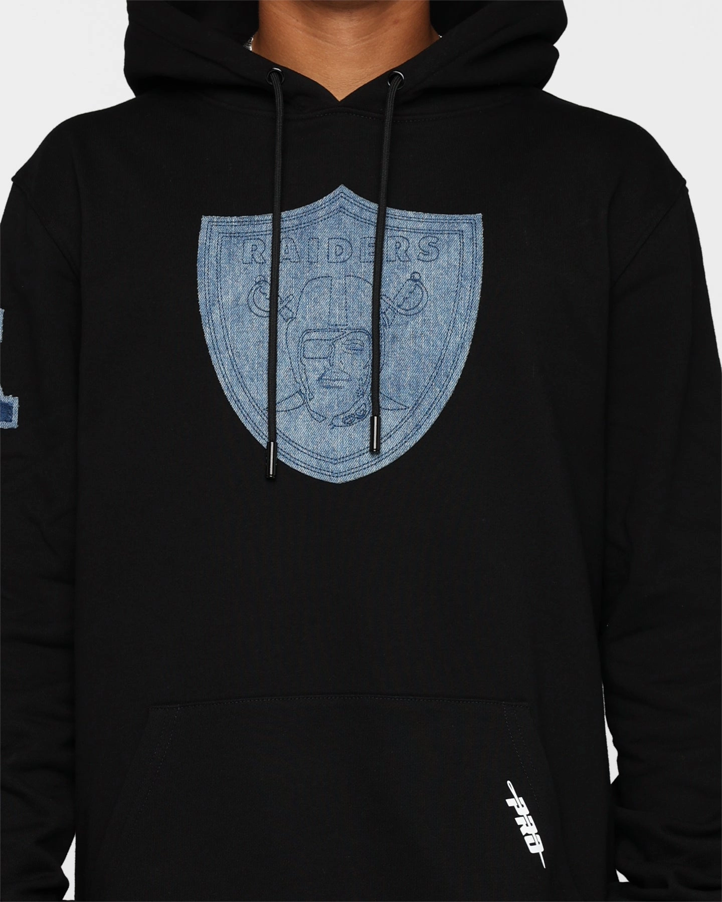 Pro Standard Las Vegas Raiders Varsity Blue Hoodie Black Casual Outdoor Wear Flex Stretch Material
