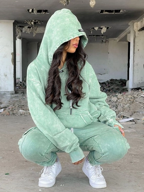 The Anti Order Anti Essential Hoodie Green Crystal Advice