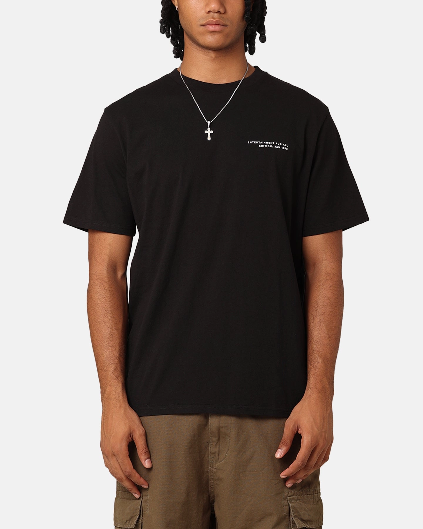 Casual Style Playboy January '78 Short Sleeve T-Shirt Black