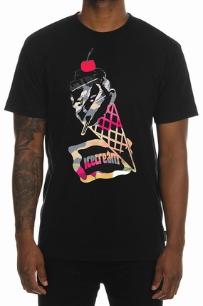 Edgy Cozy Comfort Look Icecream Cucumber SS Tee