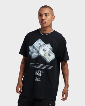 Regular fit normality Goat Crew Paper Chasers T-Shirt Black