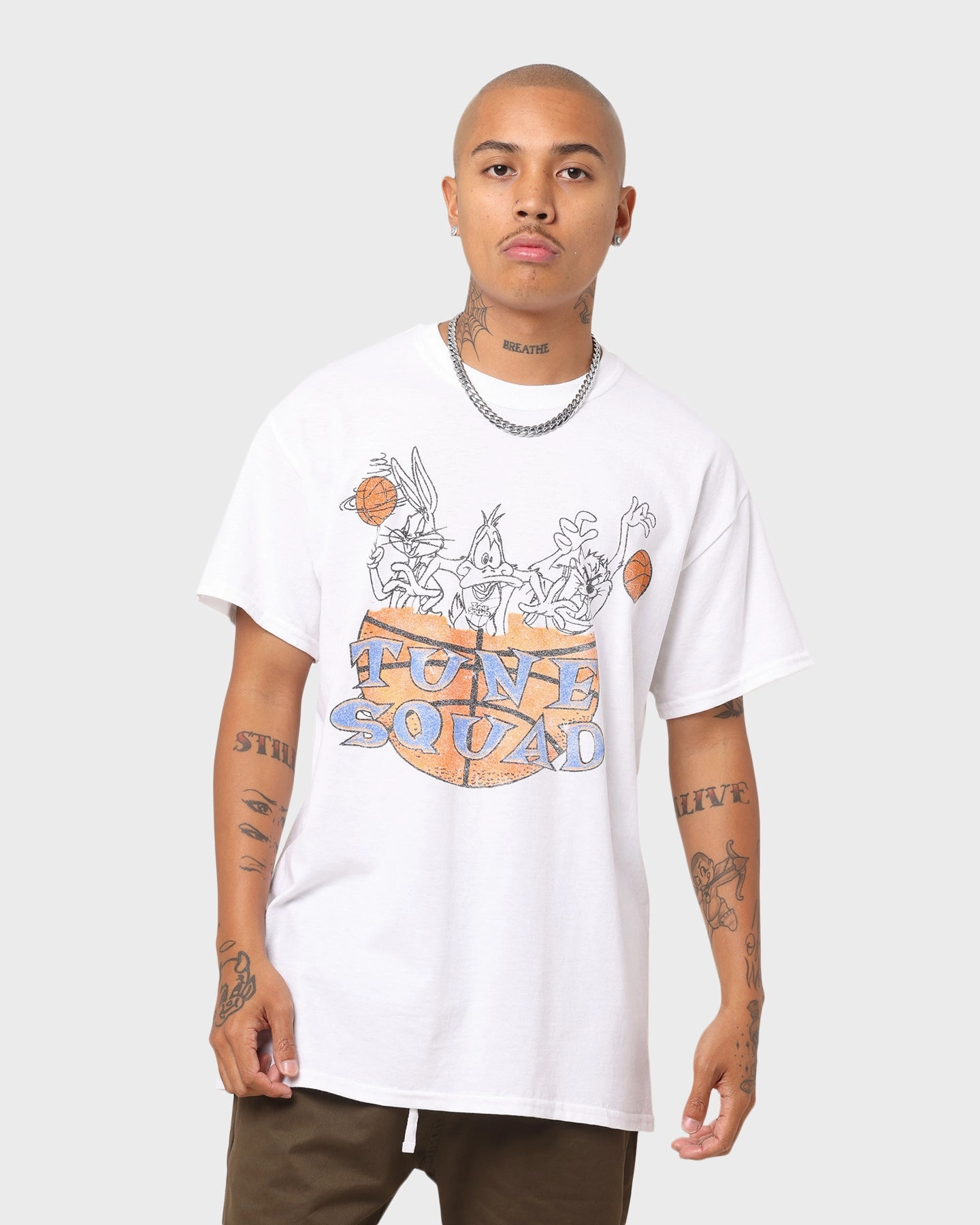 Space Jam Basketball T-Shirt White Outdoor Activity soft look