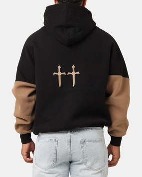 casual outing Saint Morta First Issue Hoodie Black/Tan