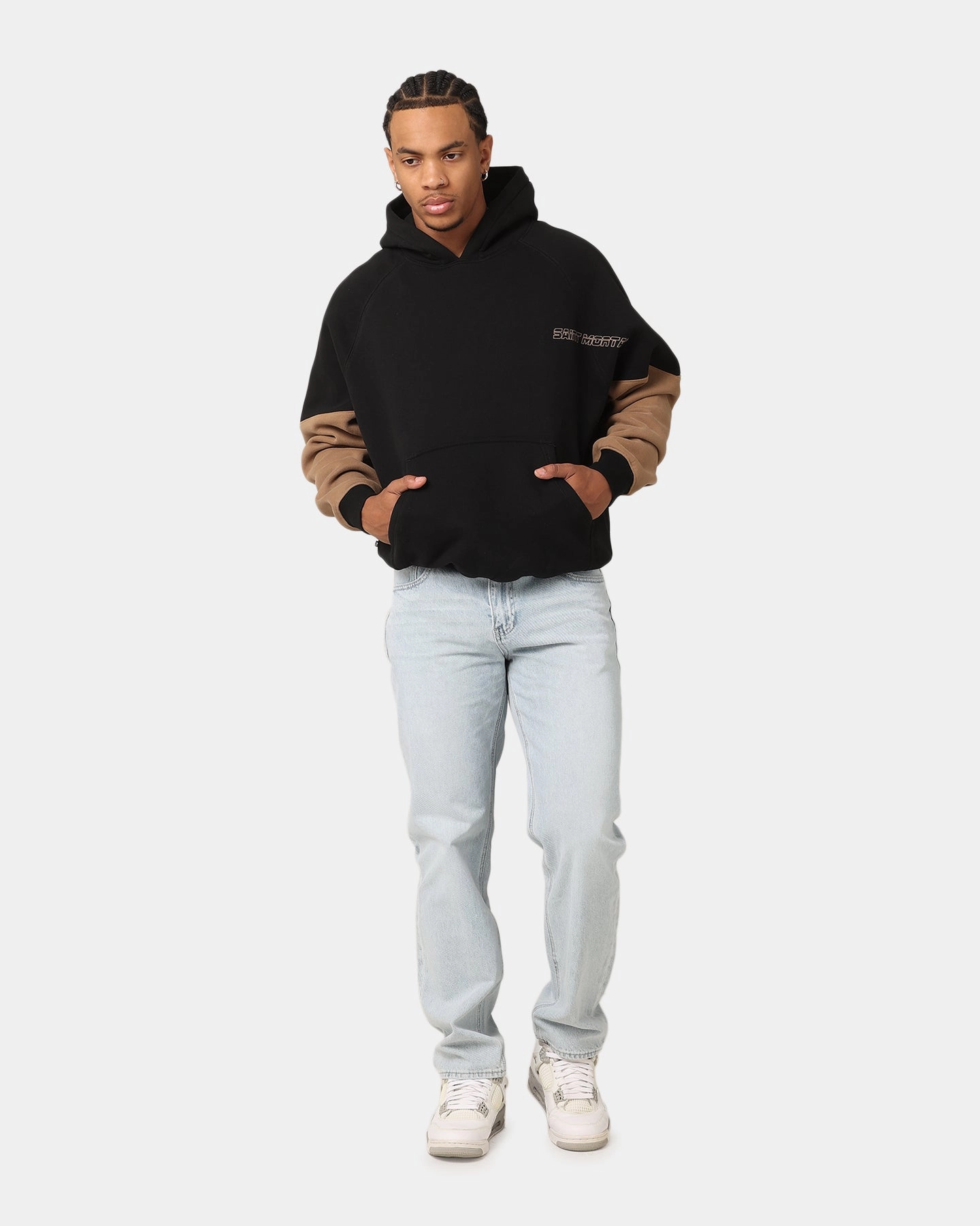 Saint Morta First Issue Hoodie Black/Tan Individual-sports