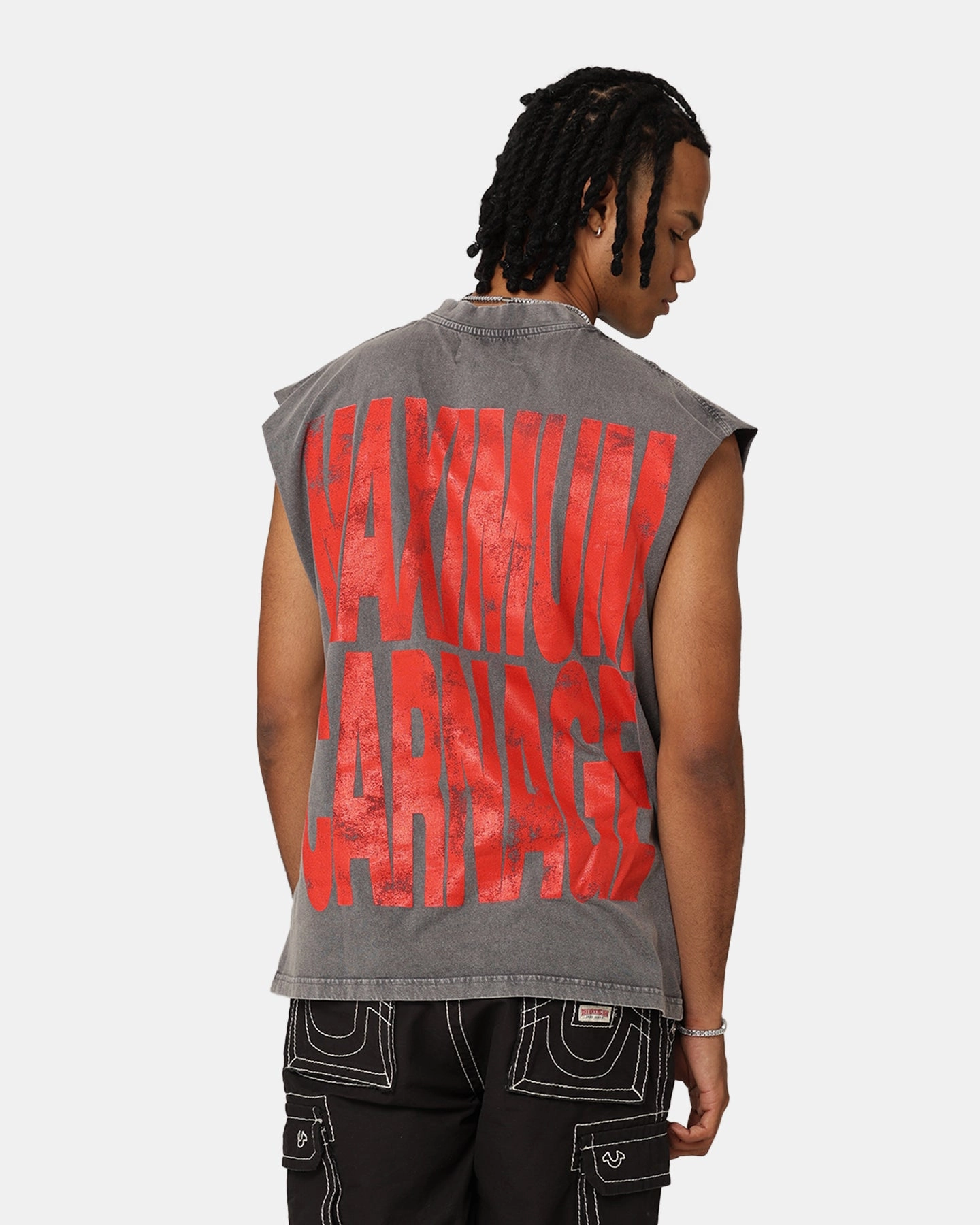 Marvel Spider-Man Maximum Carnage Muscle T-Shirt Charcoal Easy Fit Classic timelessness