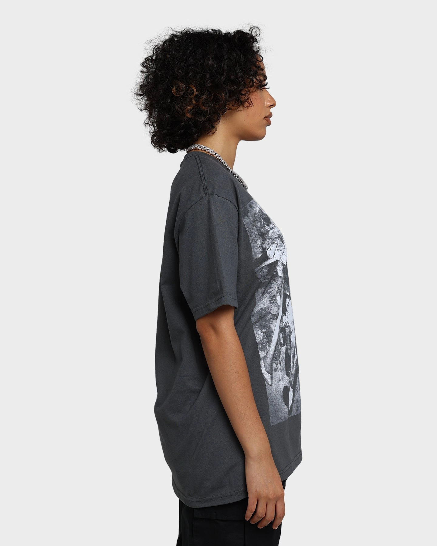 Rats Get Fat X Silent Hill  Silent Hill T-Shirt Charcoal Midweight Knit