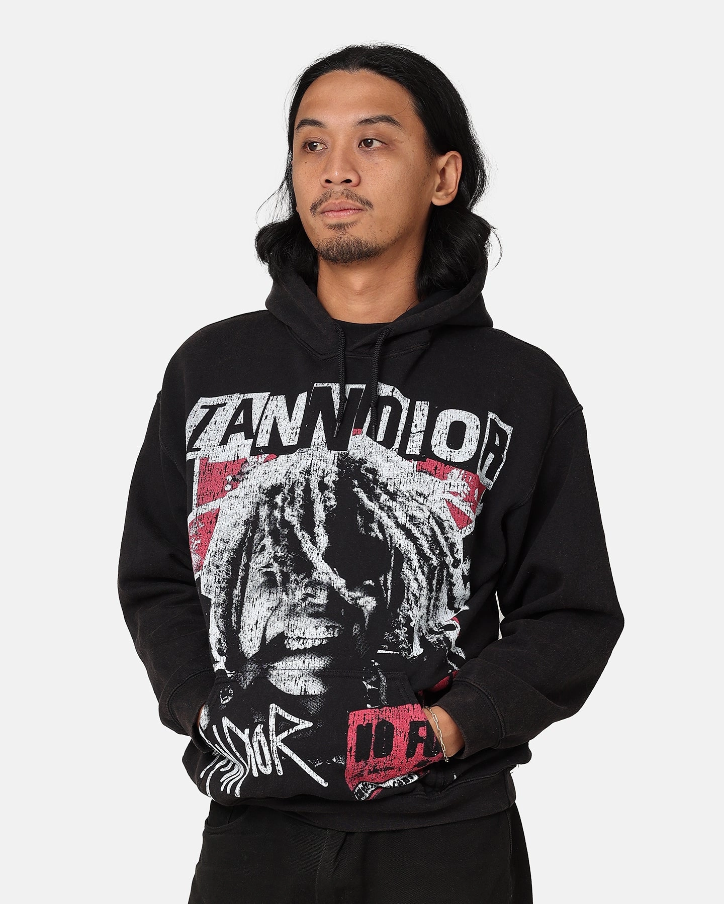 Practical Comfort Assignment Iann Dior Iann Dior Vintage Hoodie Black Wash