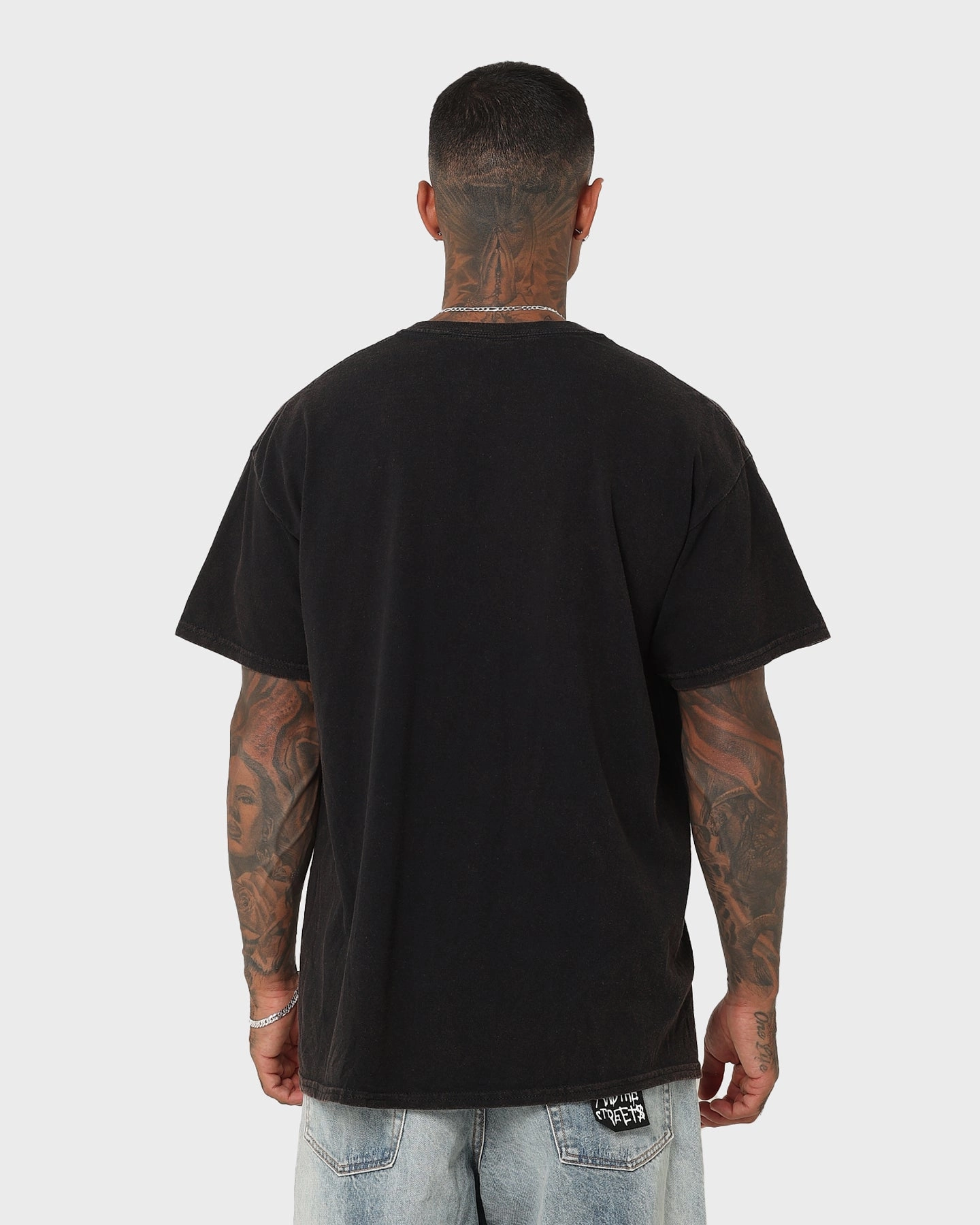 American Thrift X The Office Creed Bratton Vintage T-Shirt Black Wash High Density Weave