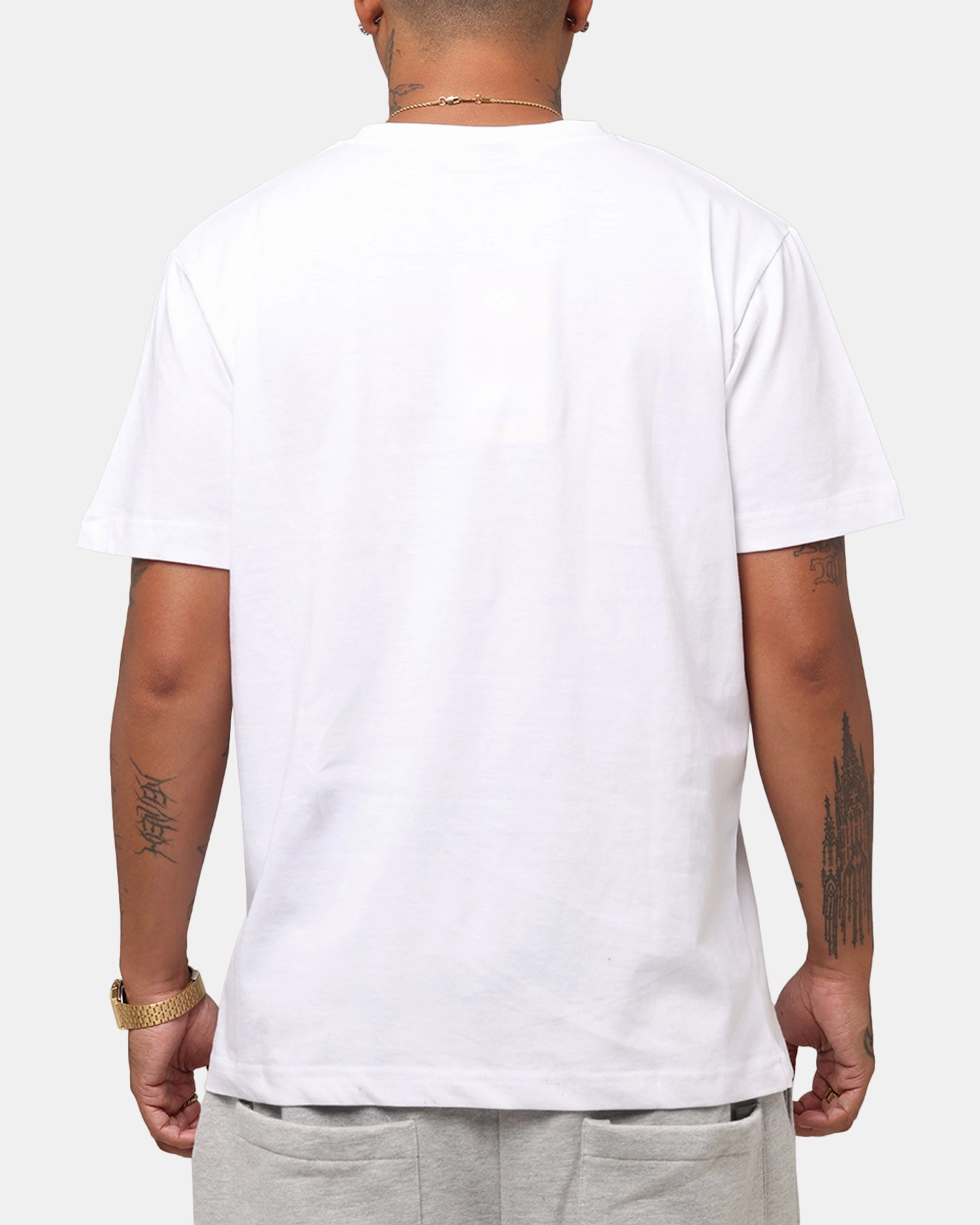 Tidwell NRL 2025 Las Vegas Round Sign T-Shirt White monochromatic Sleeveless
