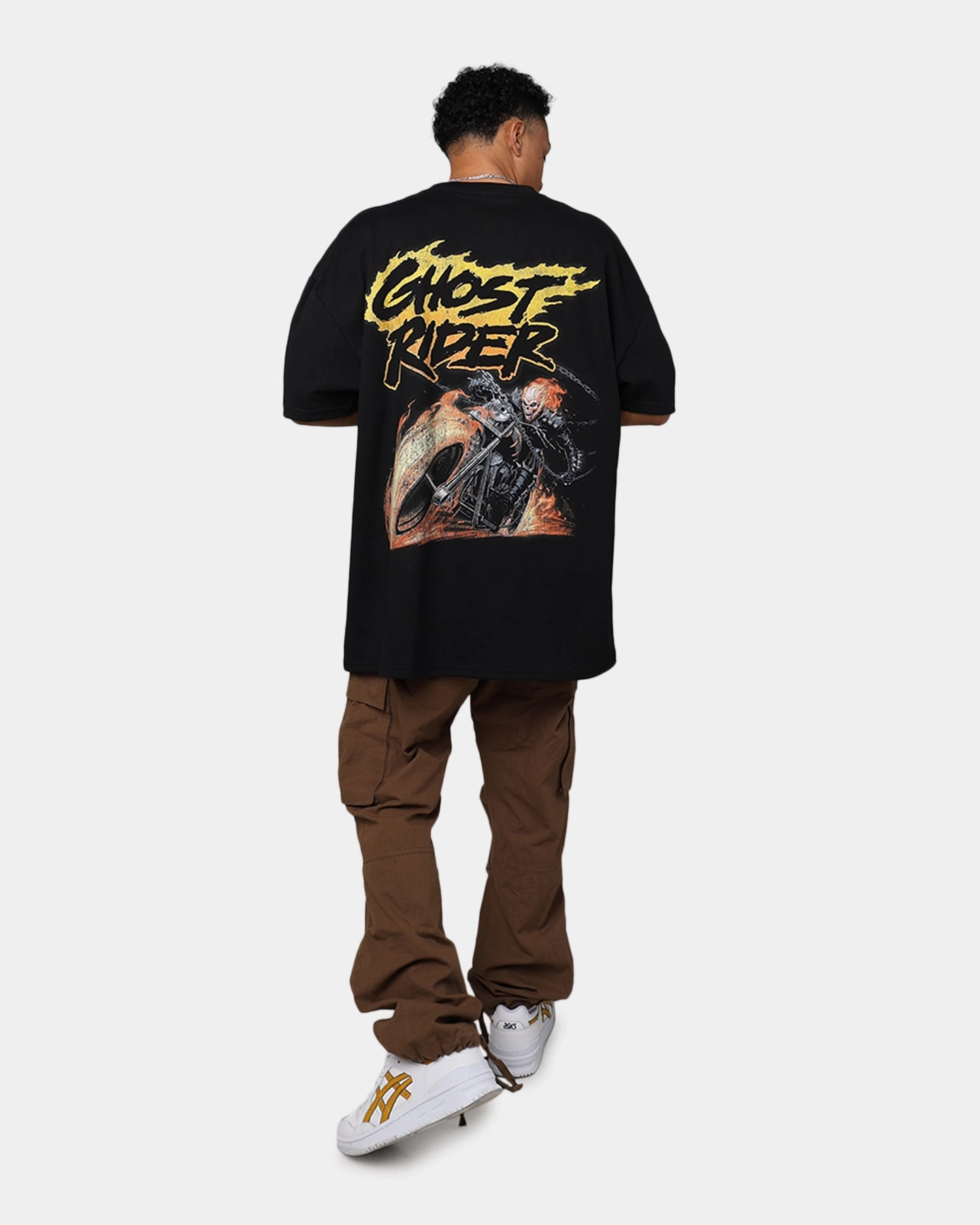 Marvel Ghost Rider Heavyweight T-Shirt Black Evergreen