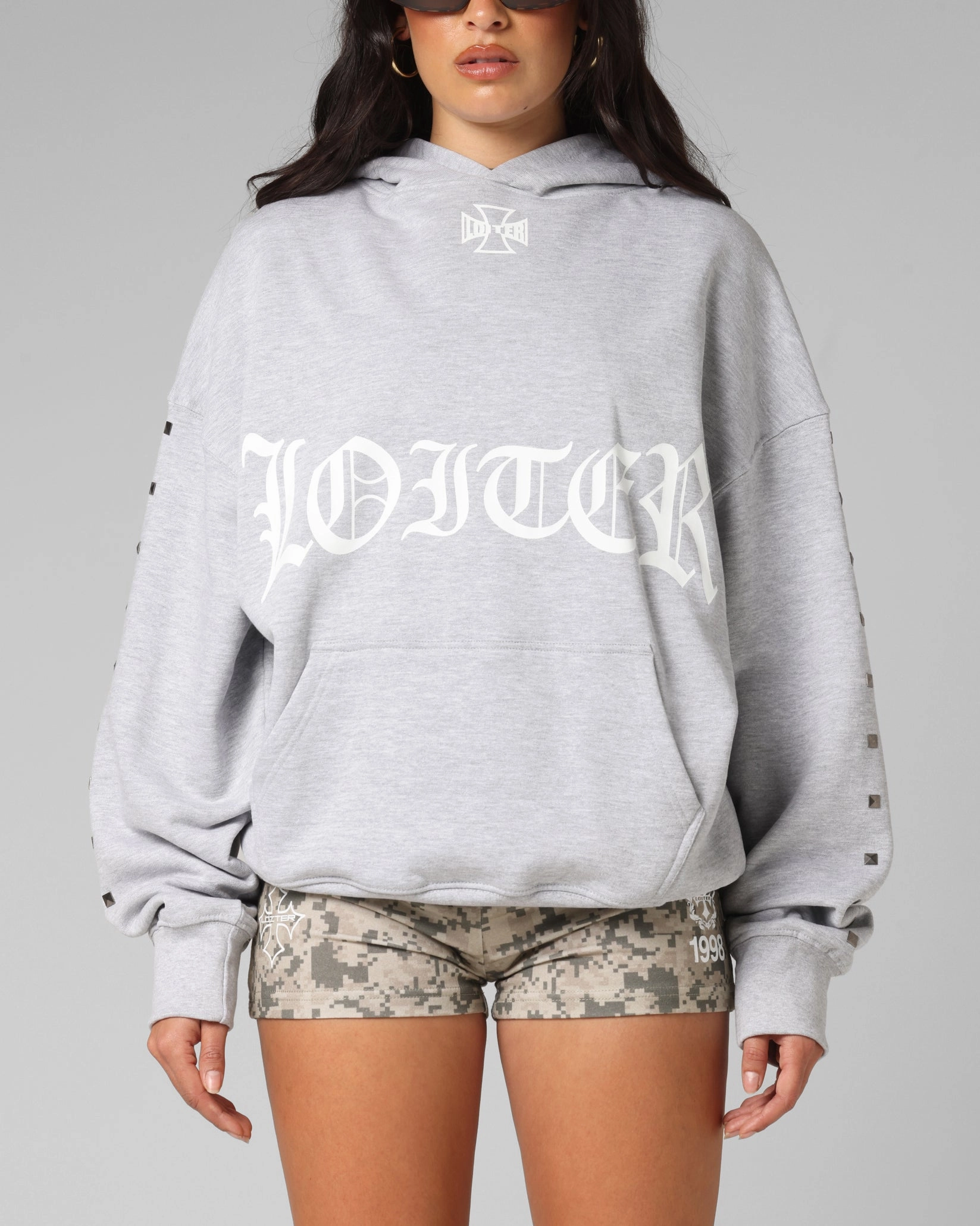 Change Loiter Bike Hoodie Grey