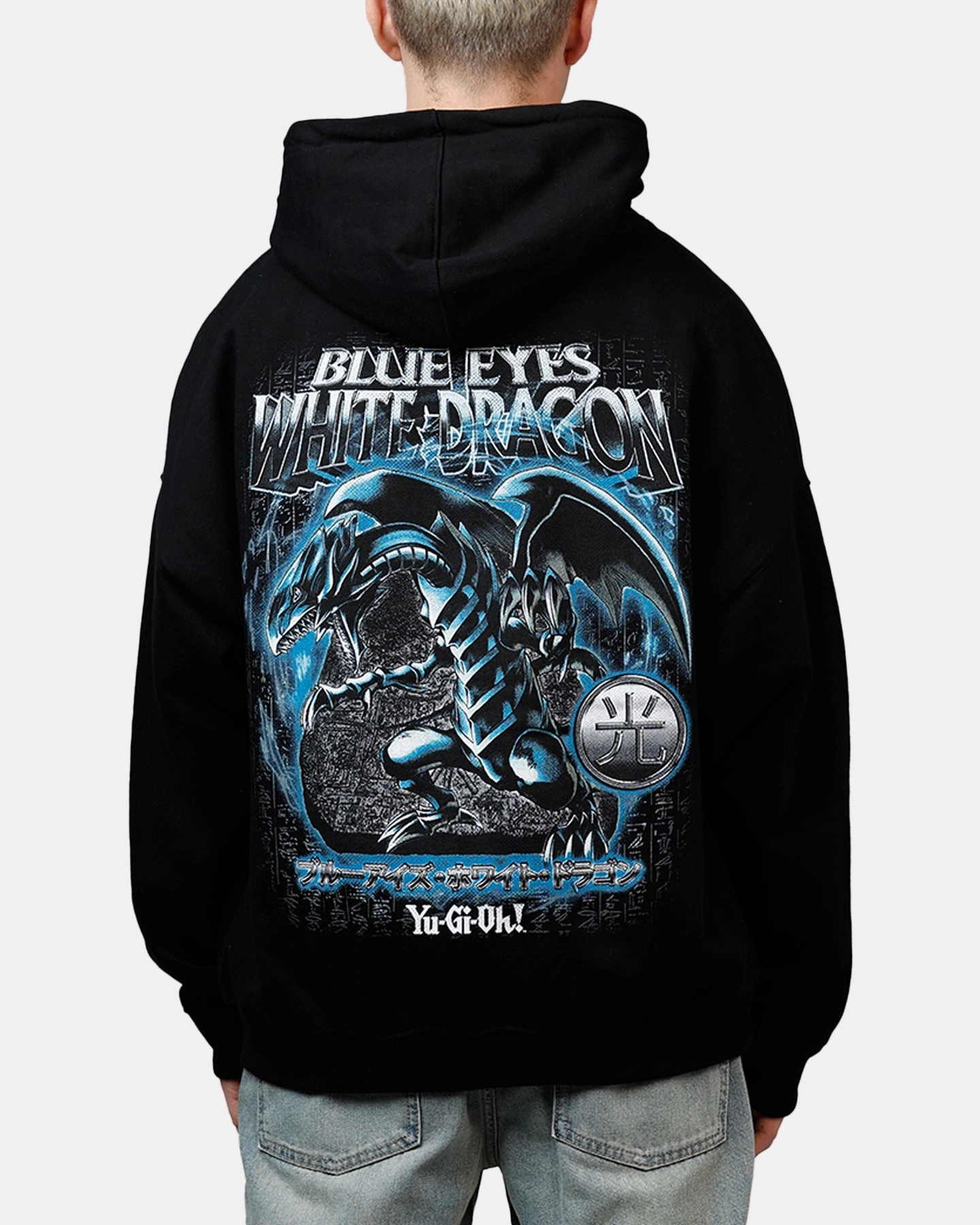 Goat Crew X Yu-Gi-Oh! Blue Eyes White Dragon Premium Hoodie Black Advantage