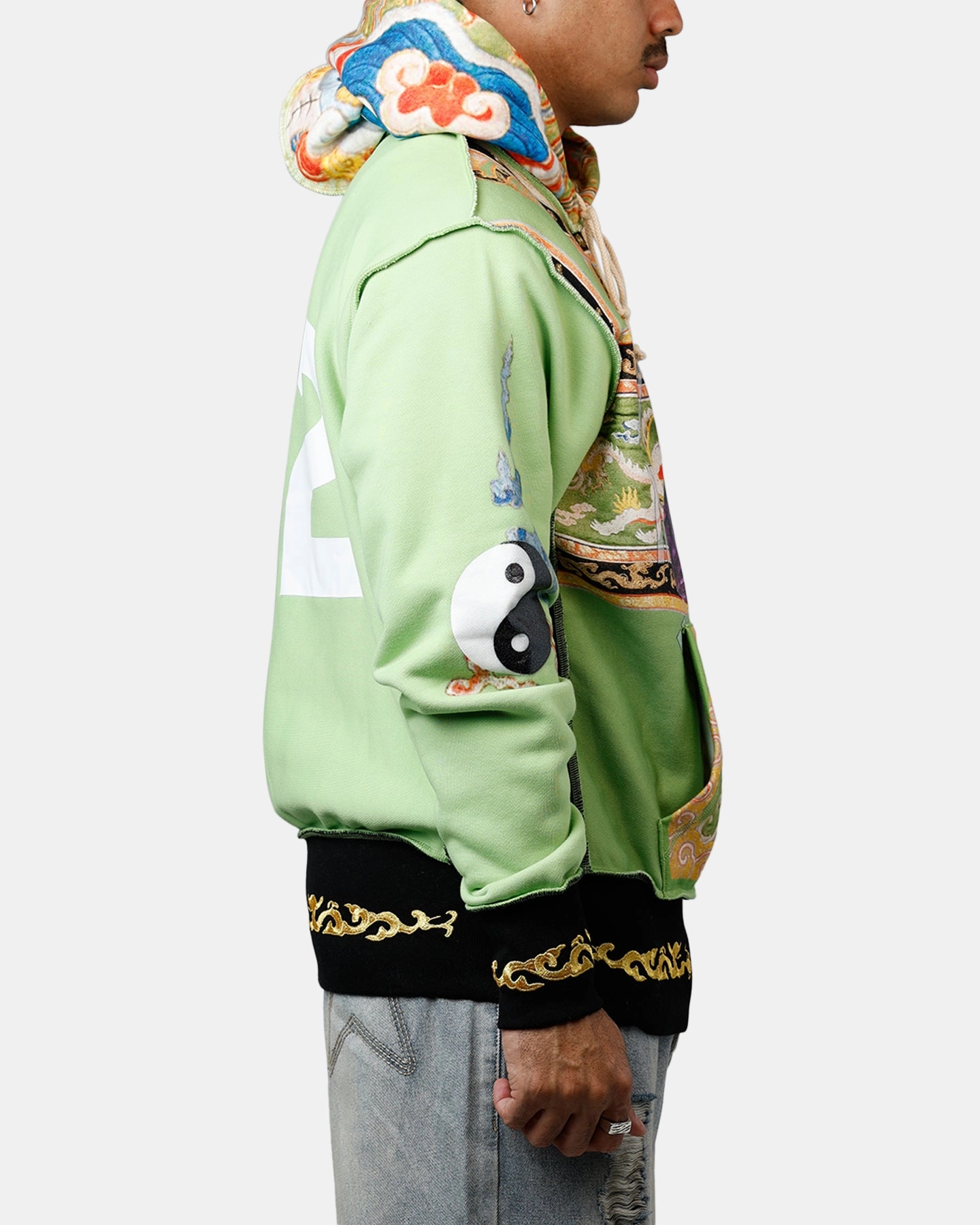 ABC Birthstone Hoodie Light Green TailoredSilhouette