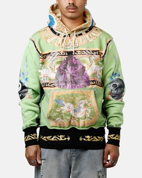 Machine washable ABC Birthstone Hoodie Light Green