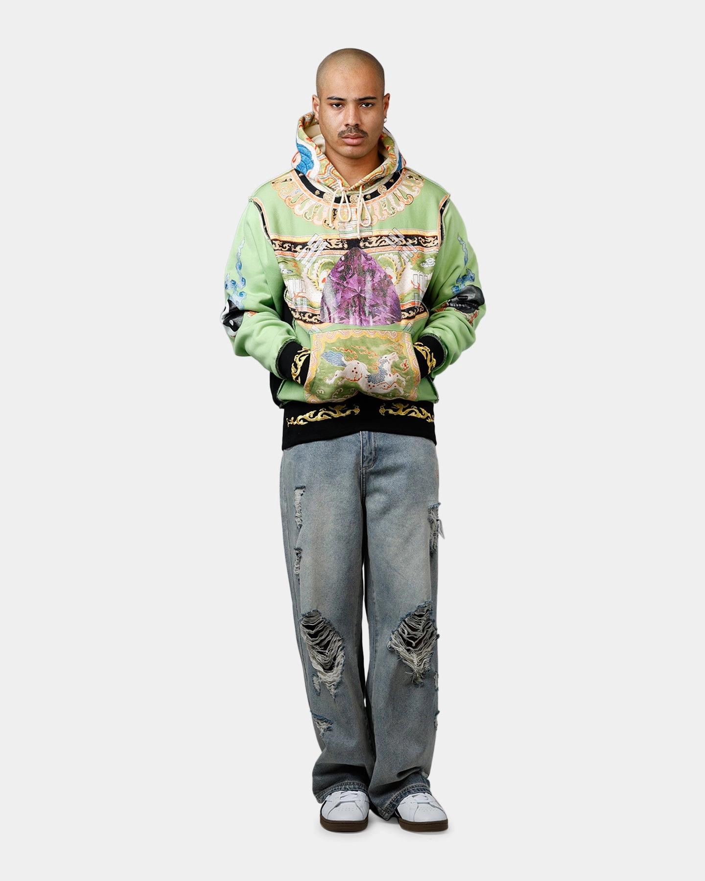 Danger ABC Birthstone Hoodie Light Green