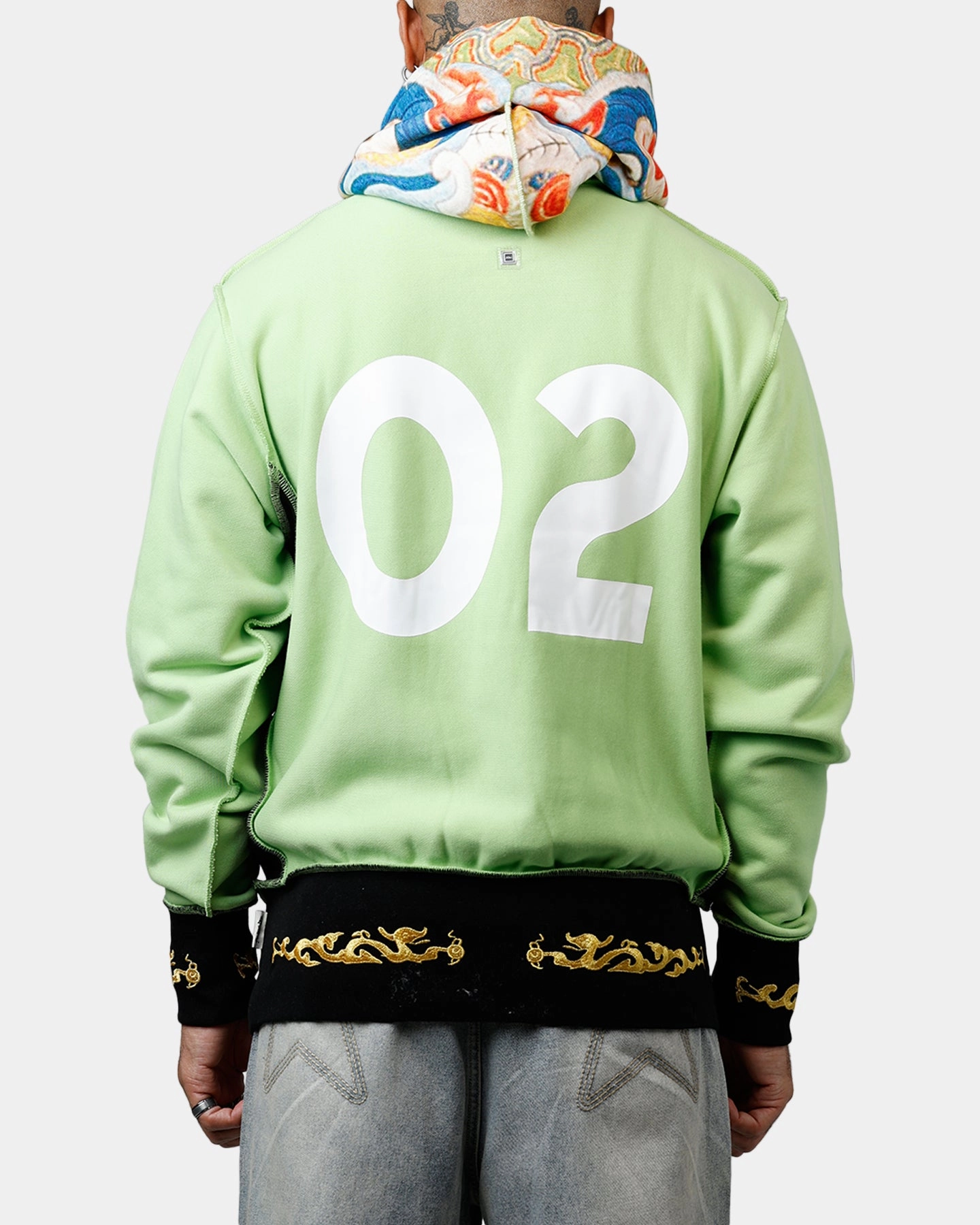 Glamour Adjustable Fit ABC Birthstone Hoodie Light Green
