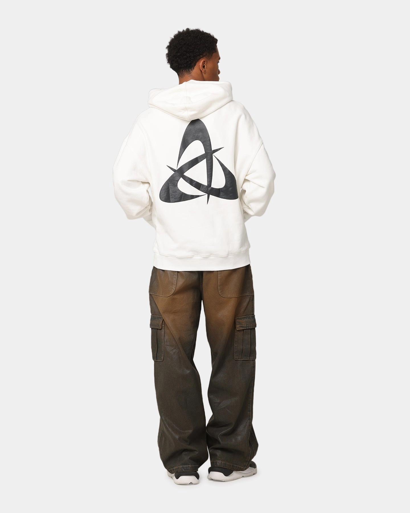 The Anti Order Atomic Premium Hoodie White MultiPocketDesign
