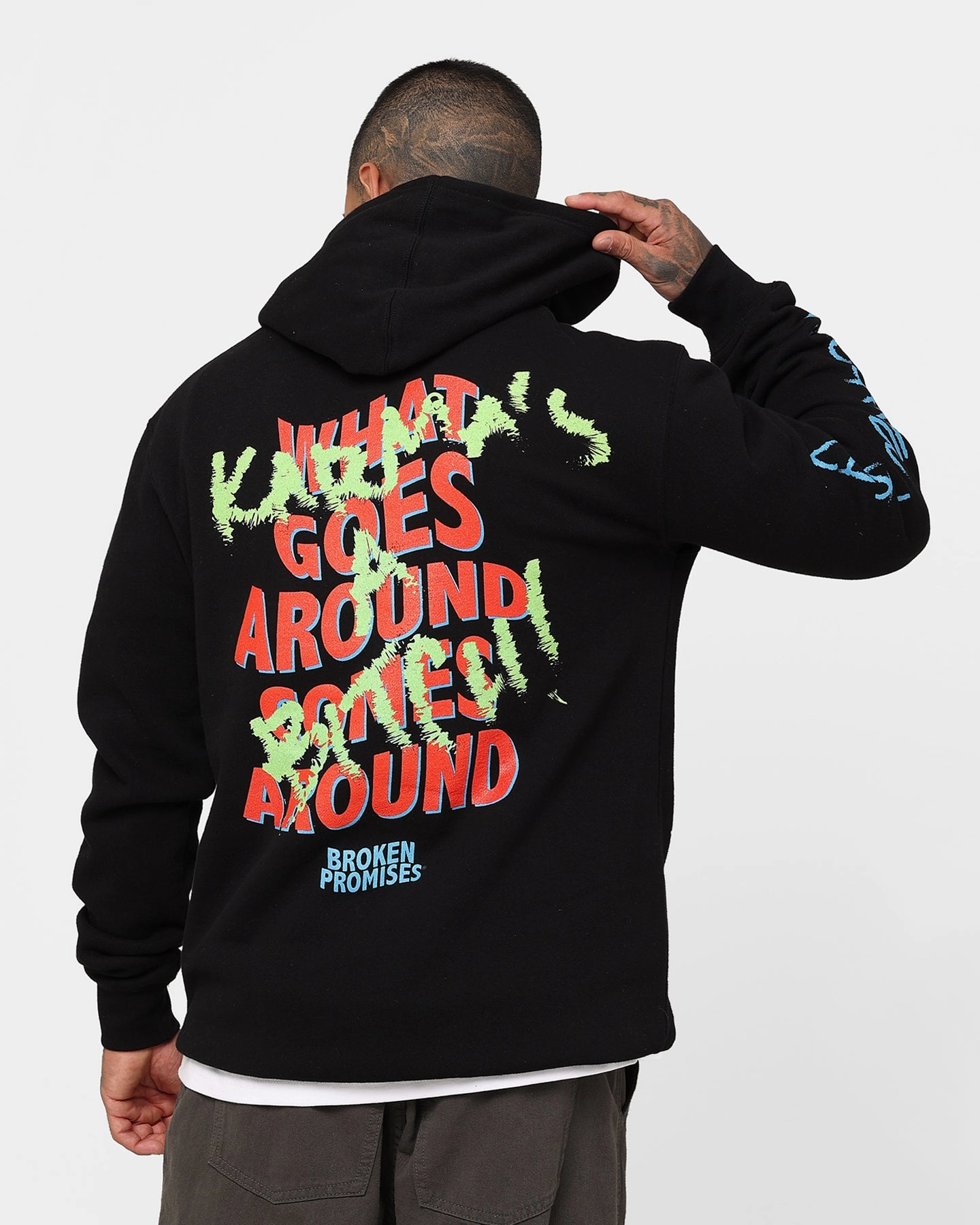 Broken Promises Karma Hoodie Black Trend