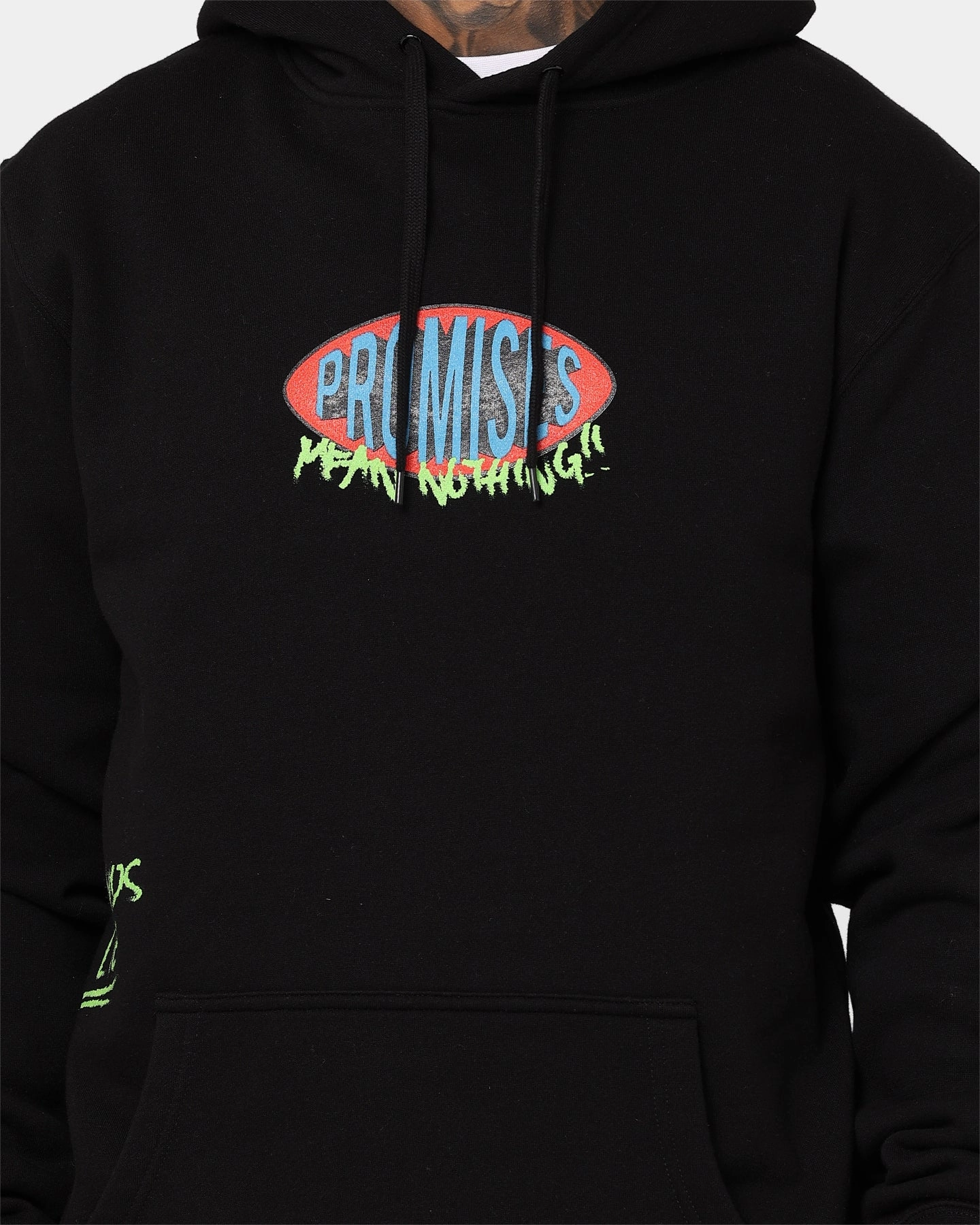 Broken Promises Karma Hoodie Black family gathering Machine washable
