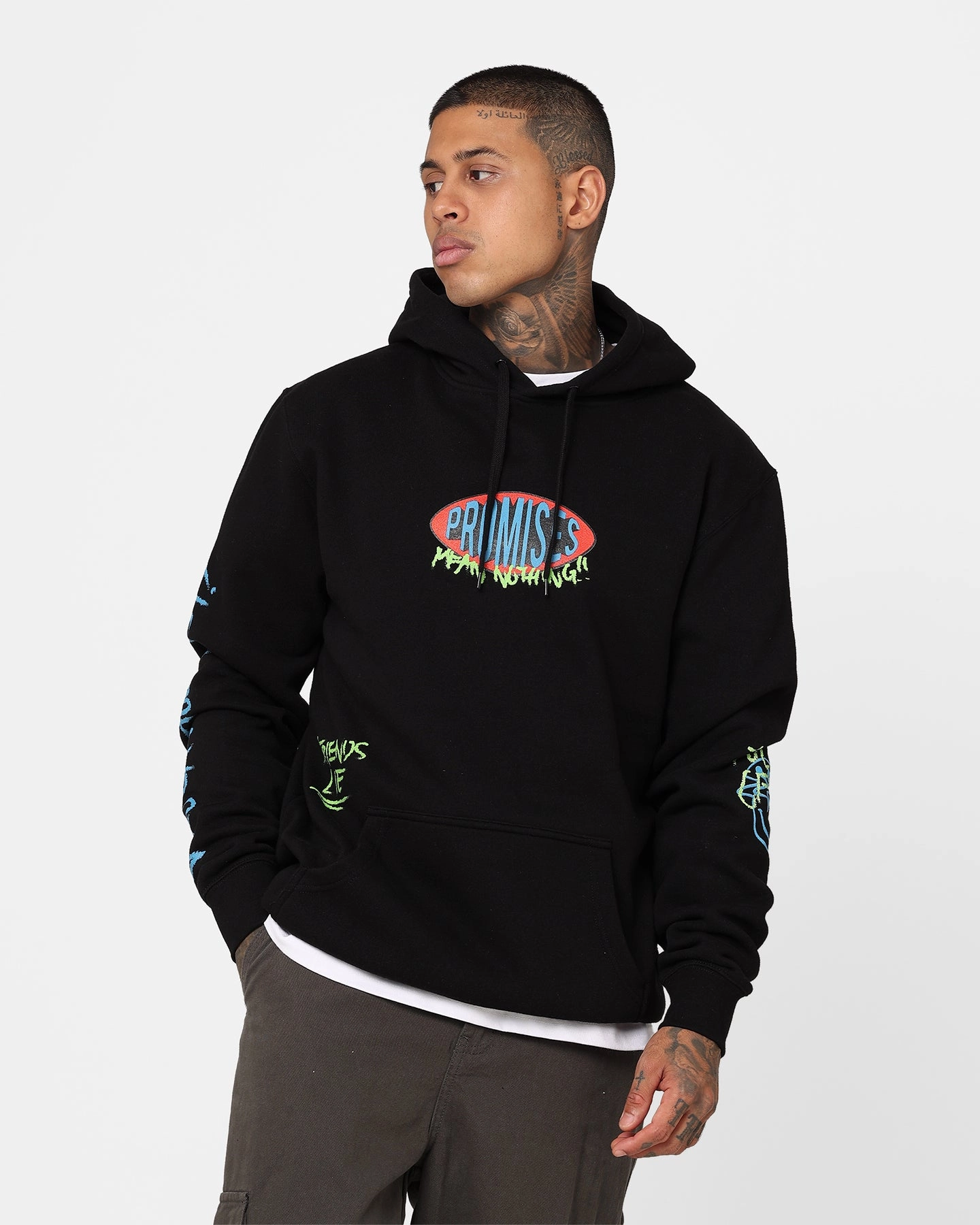 backpack Broken Promises Karma Hoodie Black