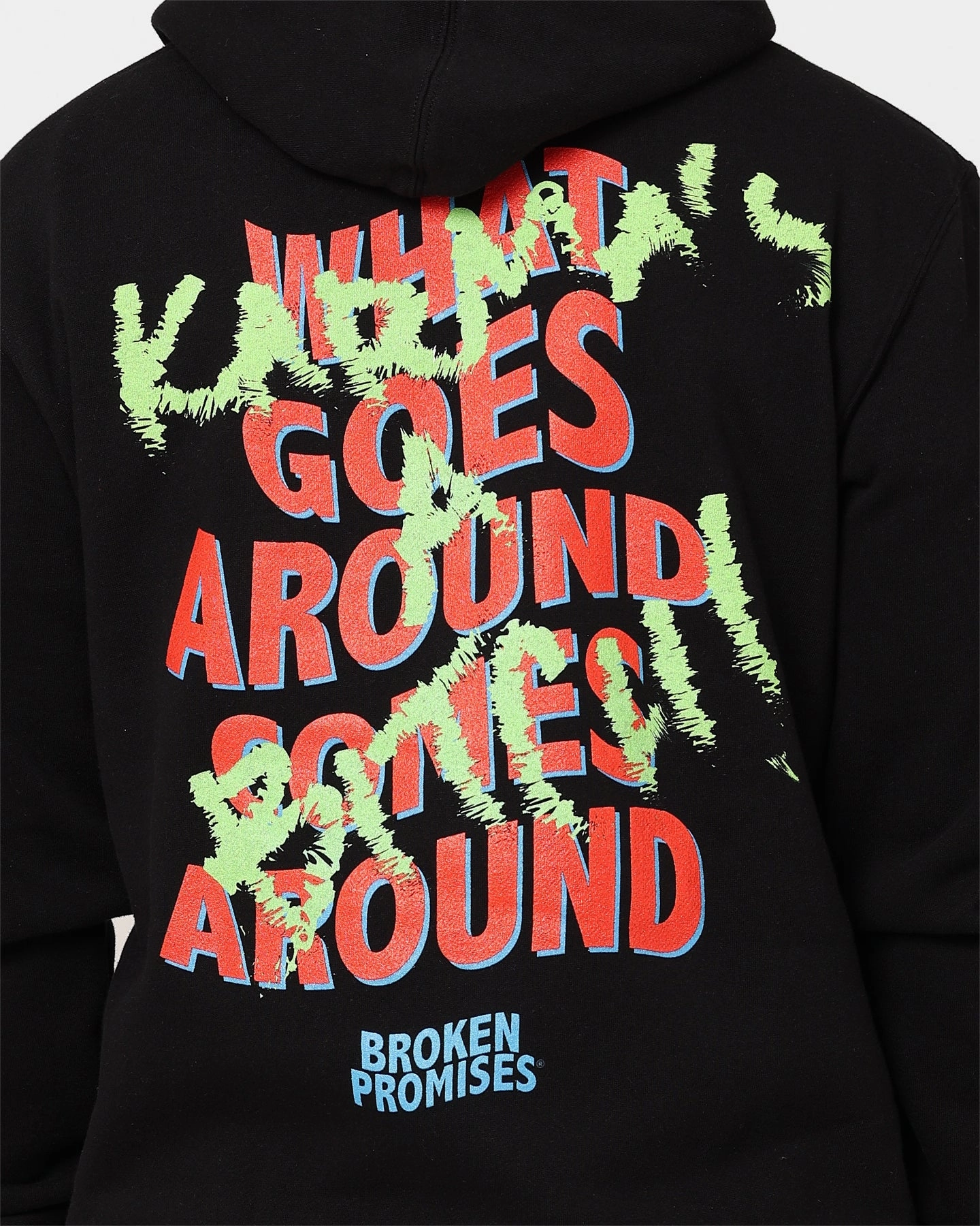 Broken Promises Karma Hoodie Black office workers