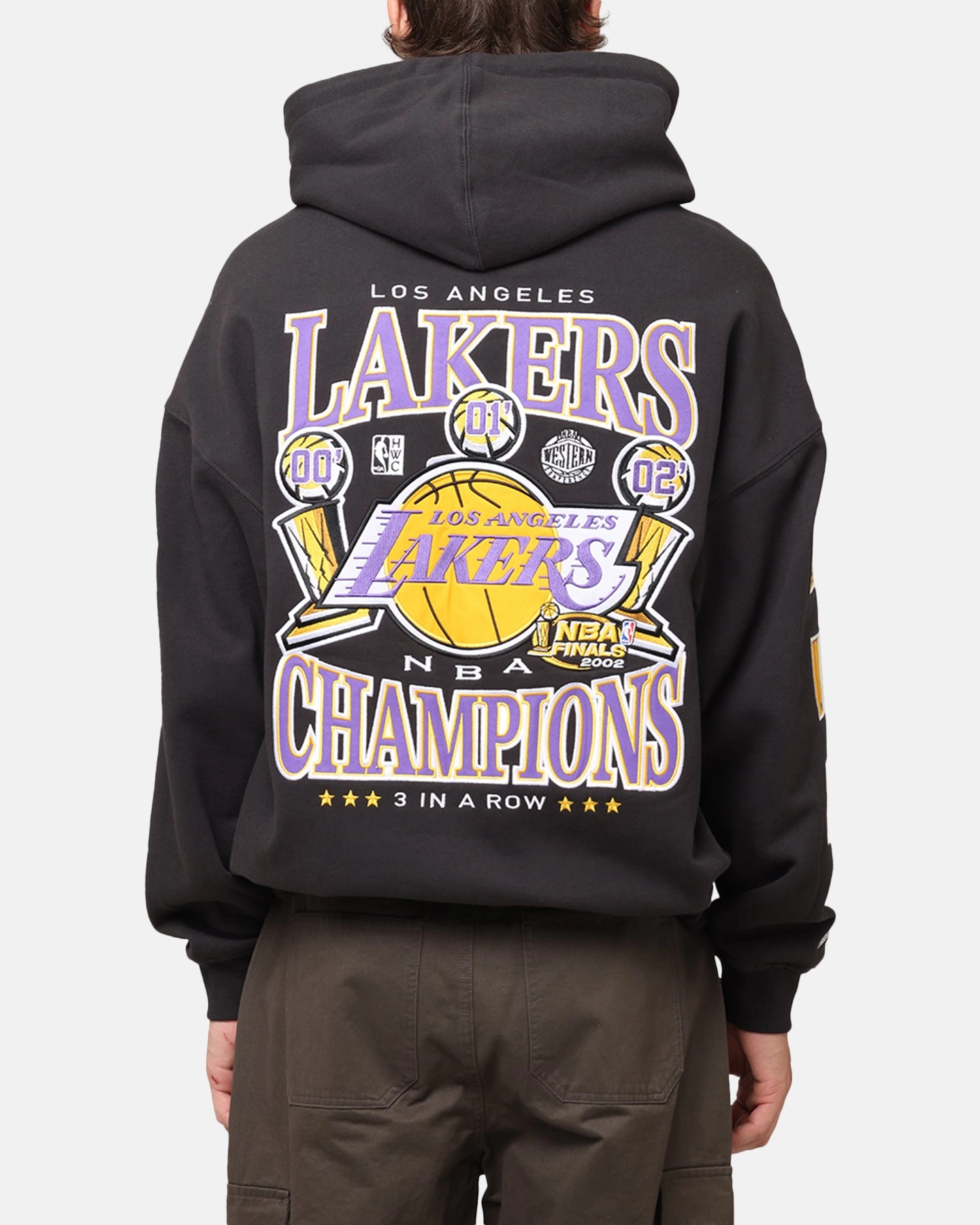 Mitchell & Ness Los Angeles Lakers Pinnacle Hoodie Faded Black Ticket