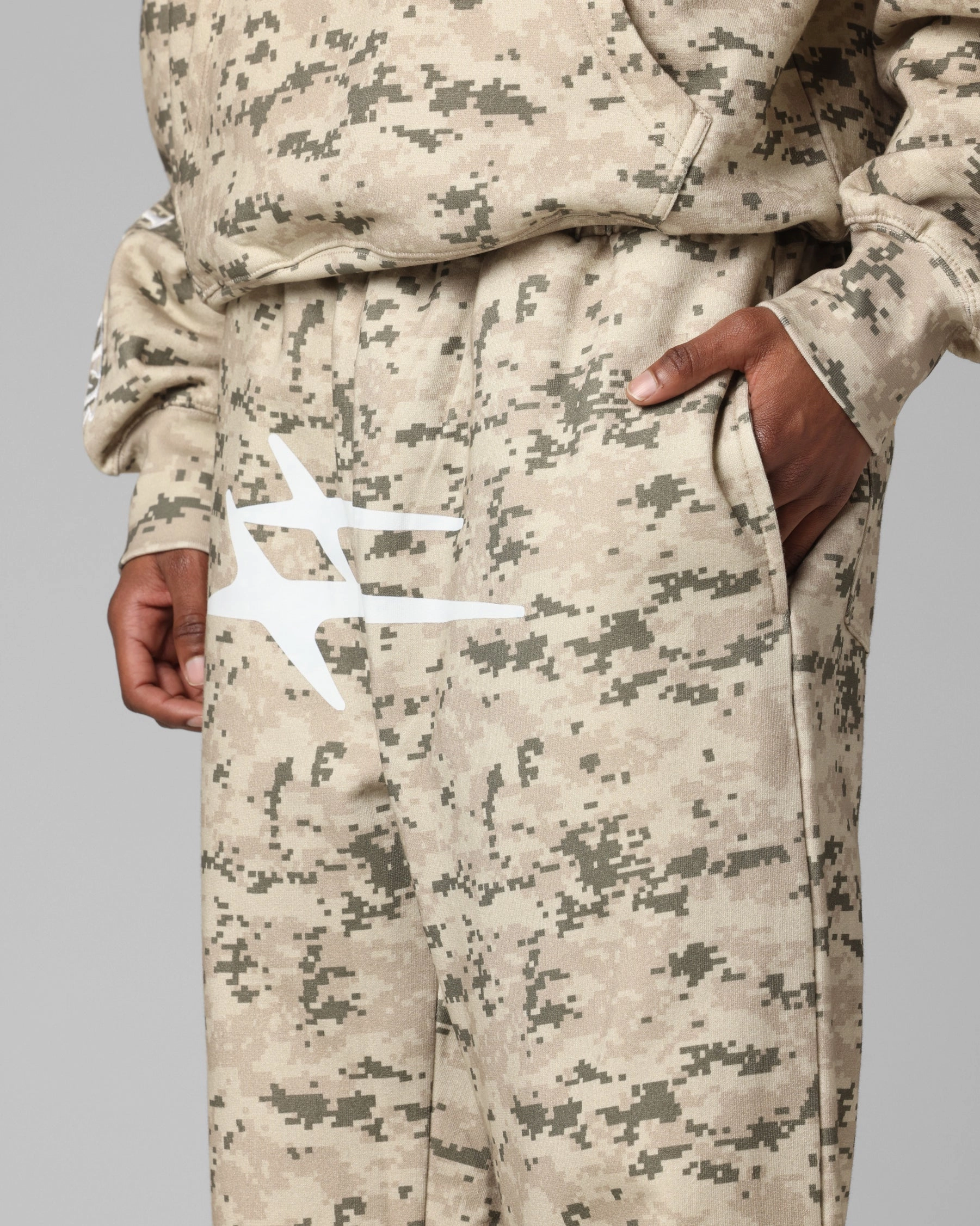 Dark wash Loiter Hybrid Sweatpants Digi Camo