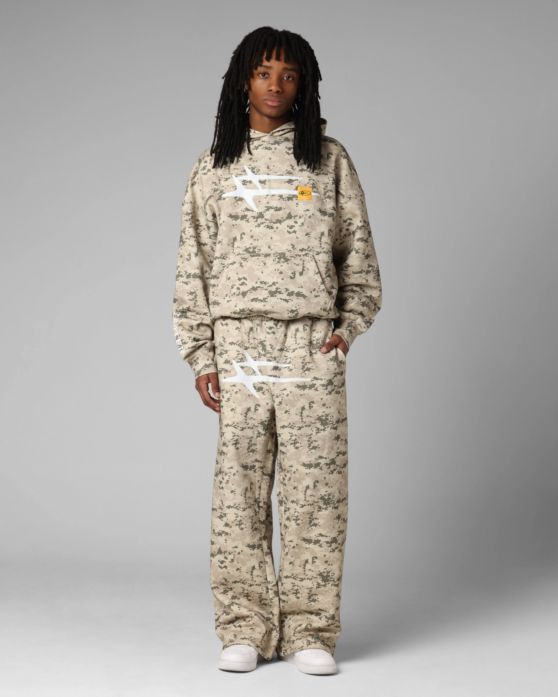 Essential Wearable Tear Resistant Weave Loiter Hybrid Sweatpants Digi Camo