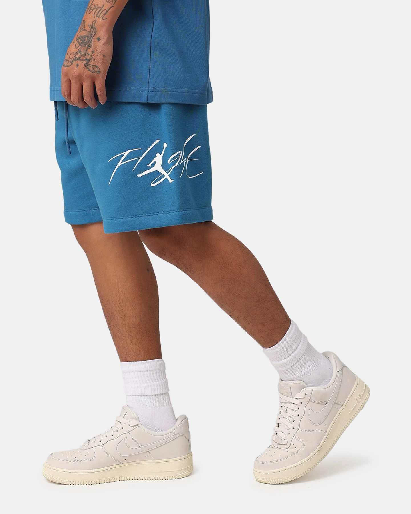 Jordan Essential Brooklyn Fleece Harbour Shorts Industrial Blue Designer Style Classic Vibe