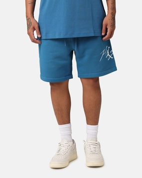 Jordan Essential Brooklyn Fleece Harbour Shorts Industrial Blue Windproof Design