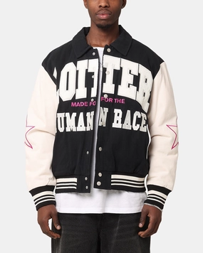 Loiter Vice City Varsity Jacket Black Indication gardeners