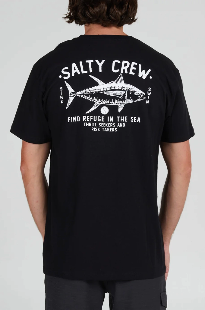Salty Crew Market Standard SS Tee No Slip Shoulder Design Effortless Layer