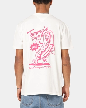 Tommy Jeans Regular Novelty Fair T-Shirt Ecru Casual Look Wear