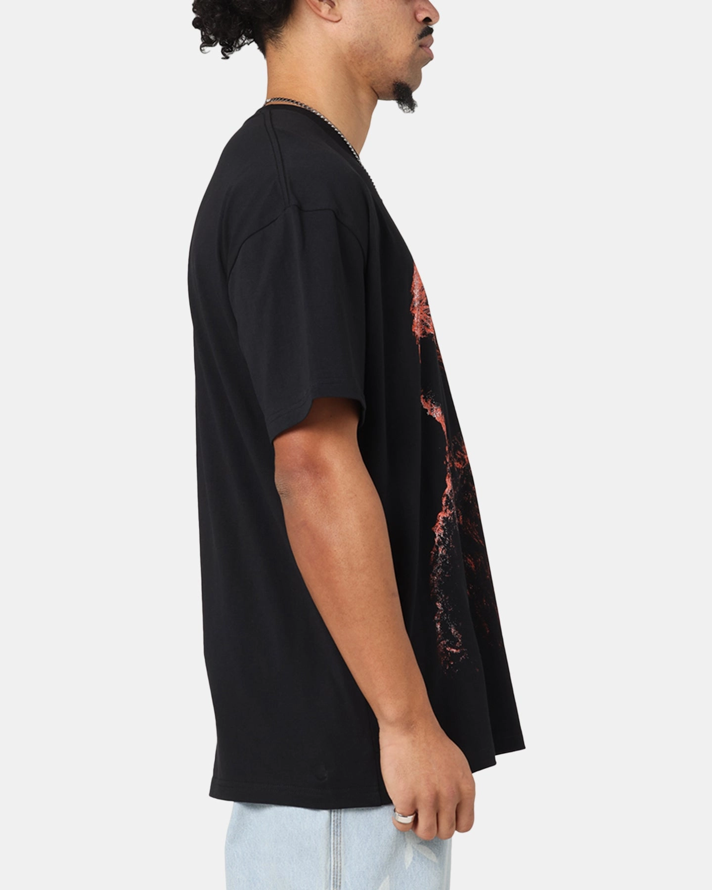 American Thrift X Sesame Street Elmo Grail Heavy T-Shirt Black discount offer SeamFreeShoulders