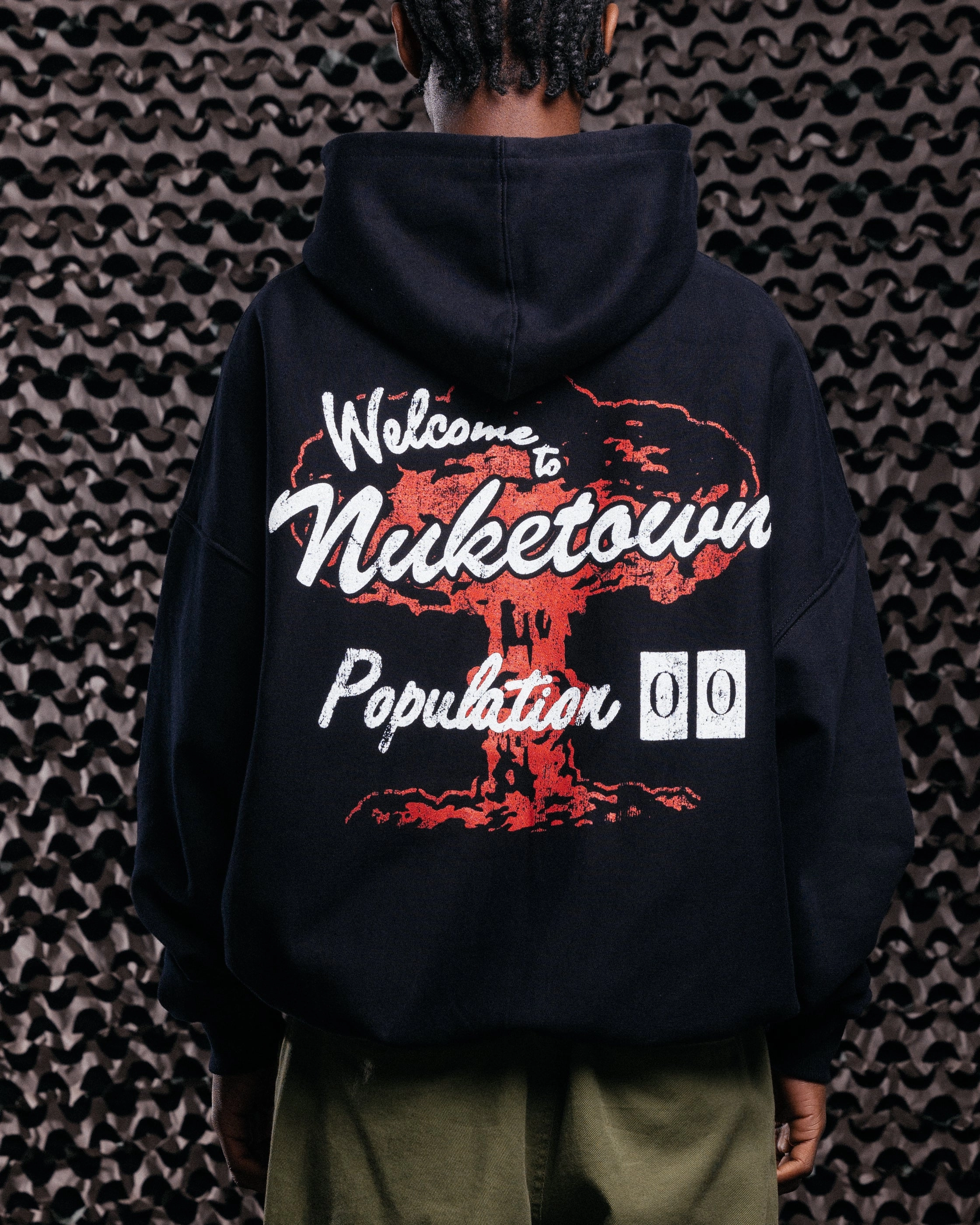 Fashion Shield Collectible Goat Crew X Call Of Duty Nuketown Premium Hoodie Black