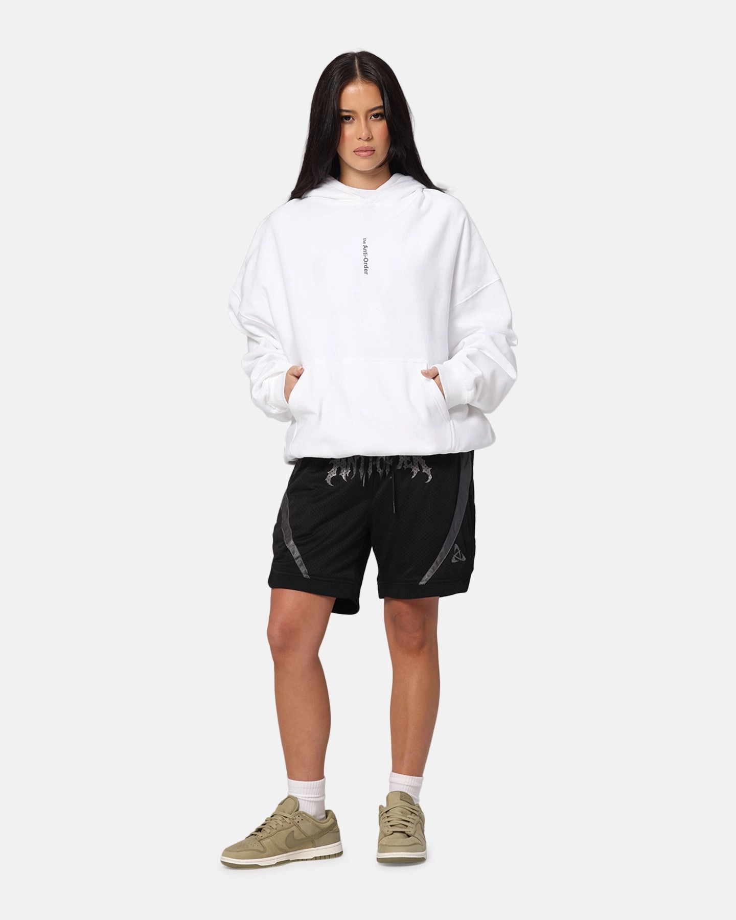 The Anti Order Process Boxy Hoodie White Indoor Use Daily Utility