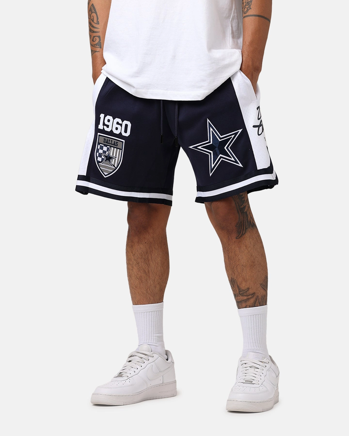 Pro Standard Dallas Cowboys Fast Lane 2.0 Shorts Midnight Navy Effortless Look Flexible Side Panels