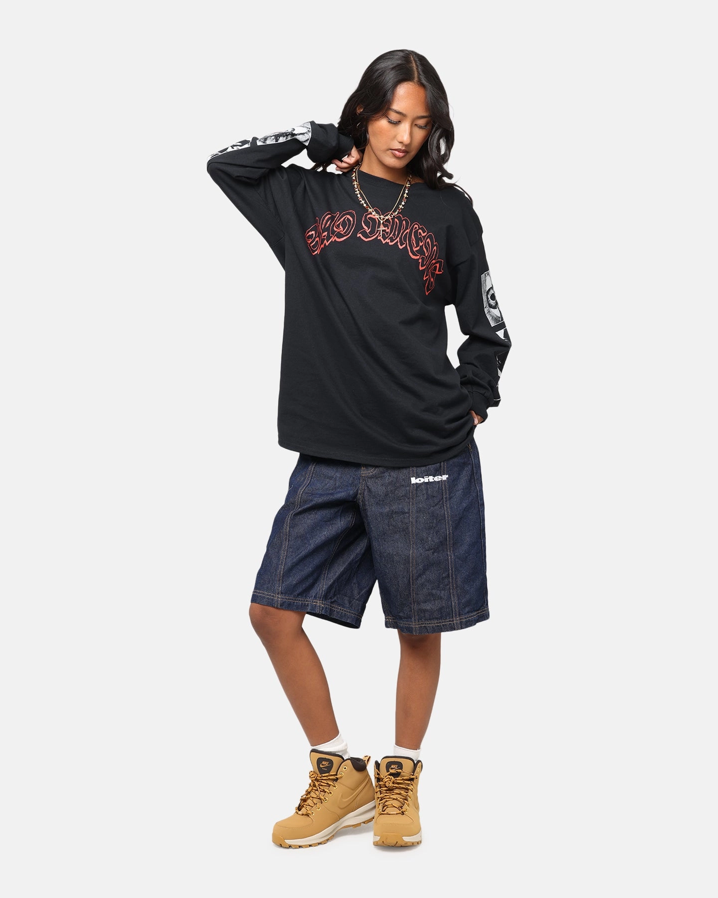 Essential Style Wear Bad Omens Photo Boxes Long Sleeve T-Shirt Black