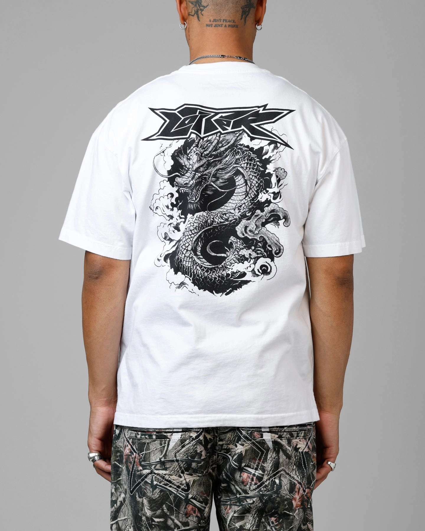 Loiter Draco Born Vintage T-Shirt White Sustainable production