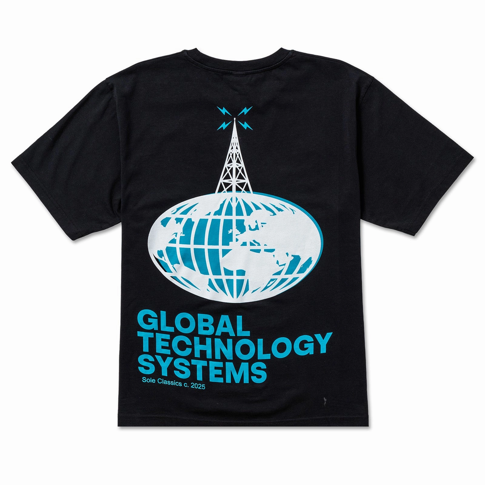 Versatile Piece Heathered Fabric Sole Classics Global Tech Systems T-Shirt 'Black'