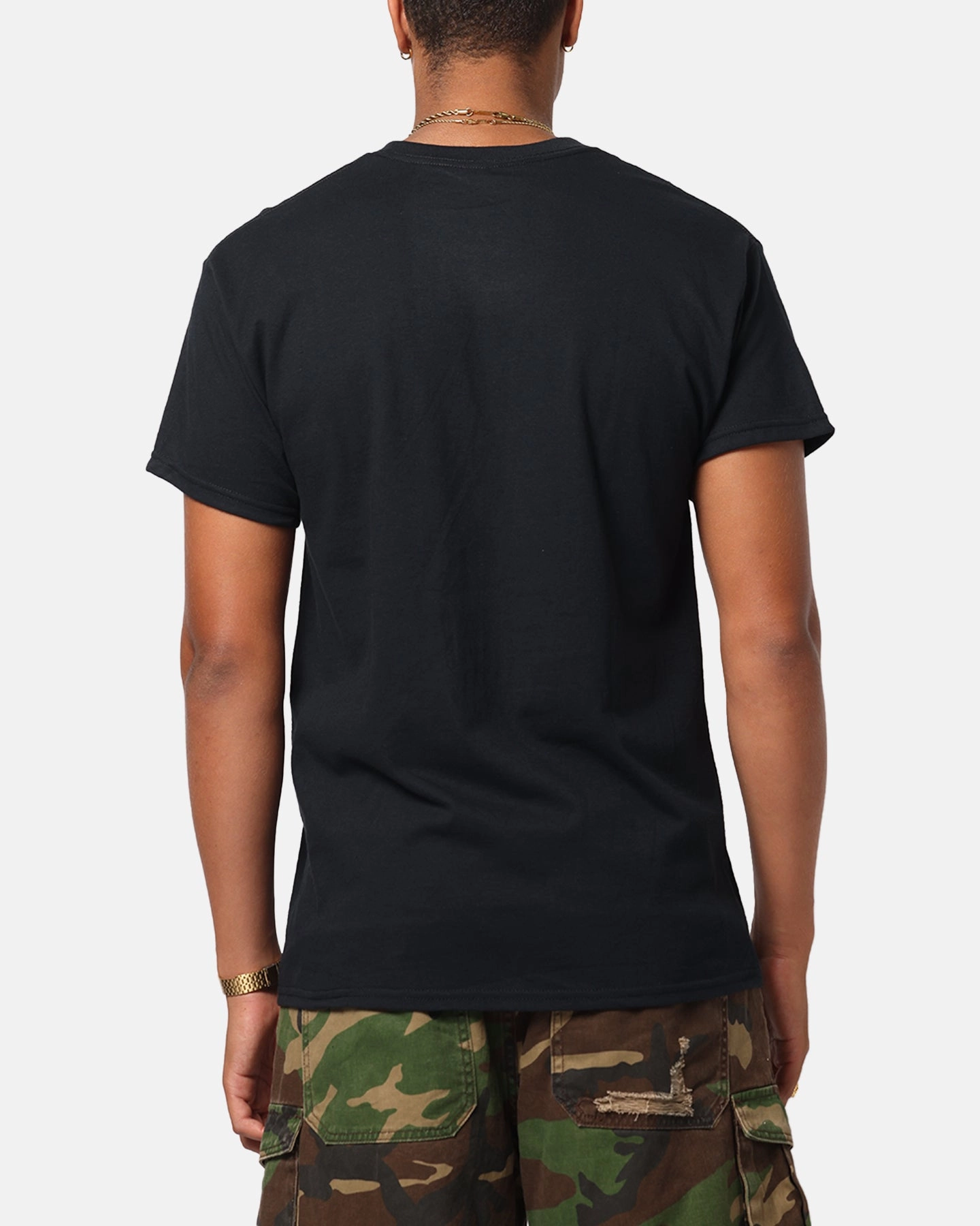 Ghost Comic T-Shirt Black Raw Edge Hem