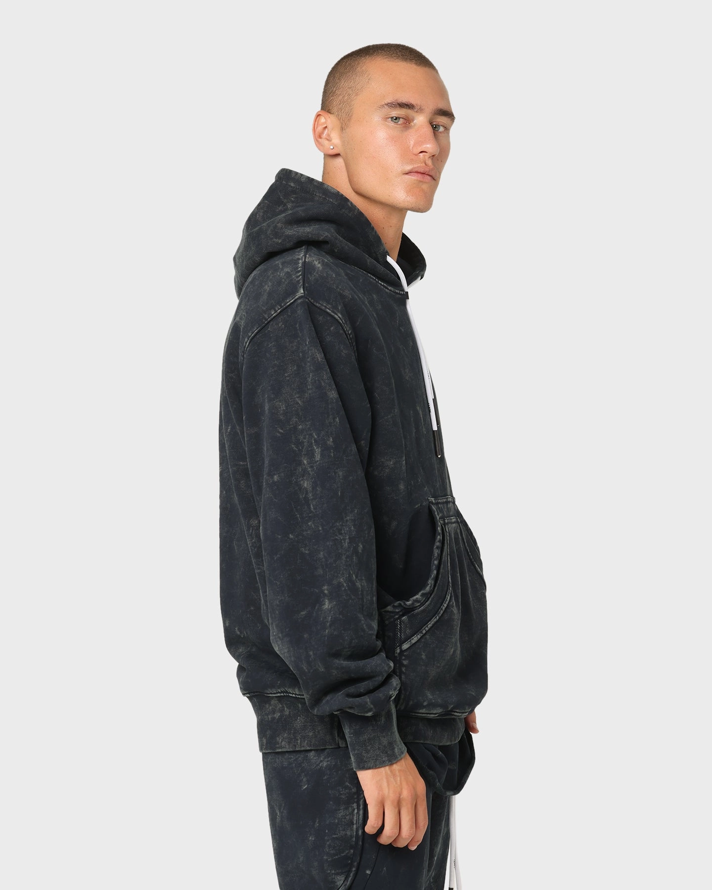 The Anti Order Anti Essential Hoodie Navy Crystal Empower