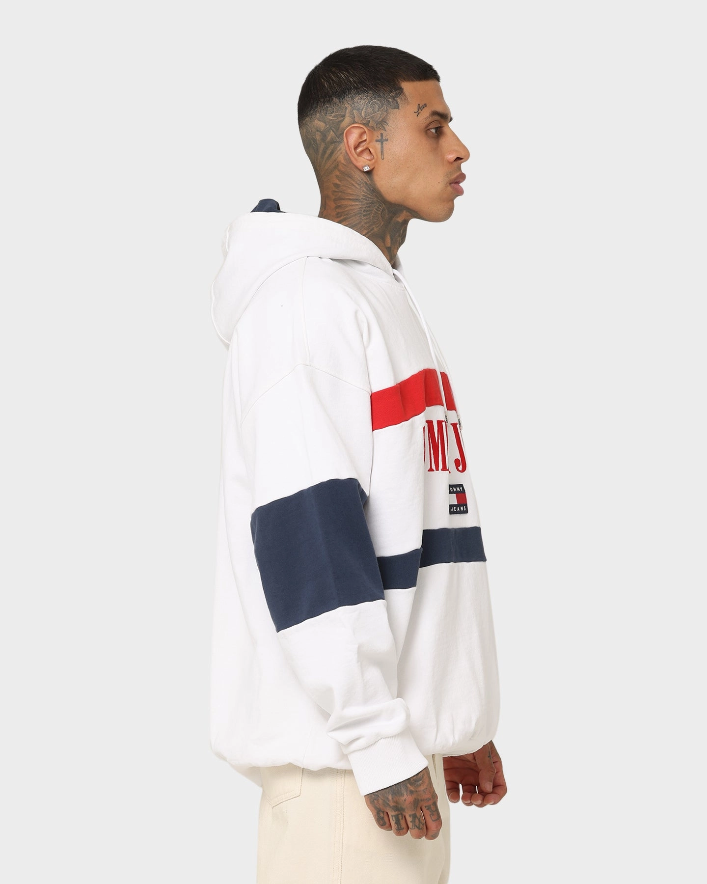 cultural festival Tommy Jeans Skater Archive Block Hoodie White