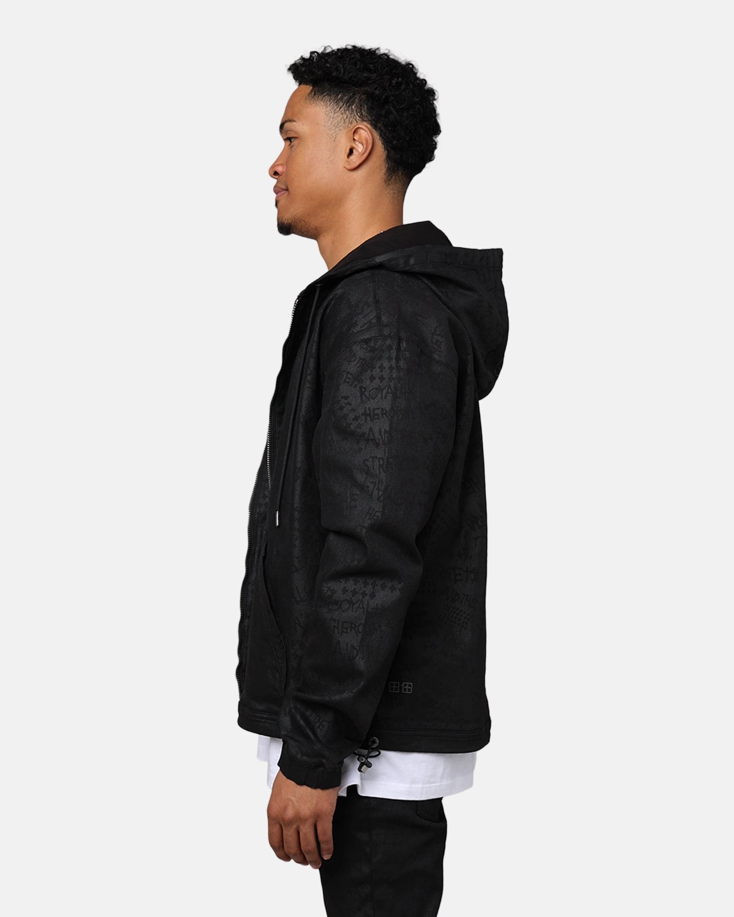 Reservation Guard Ksubi Zip Grease Hoodie Black