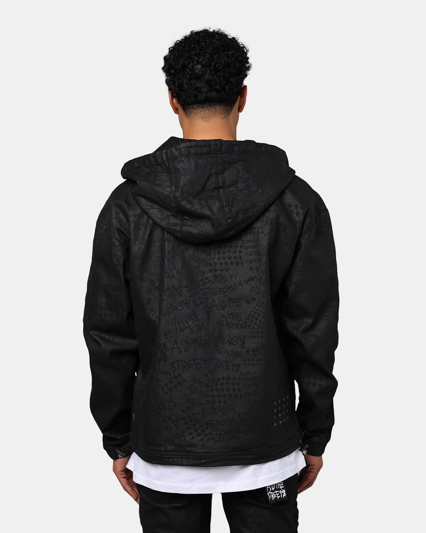 Ksubi Zip Grease Hoodie Black Improve