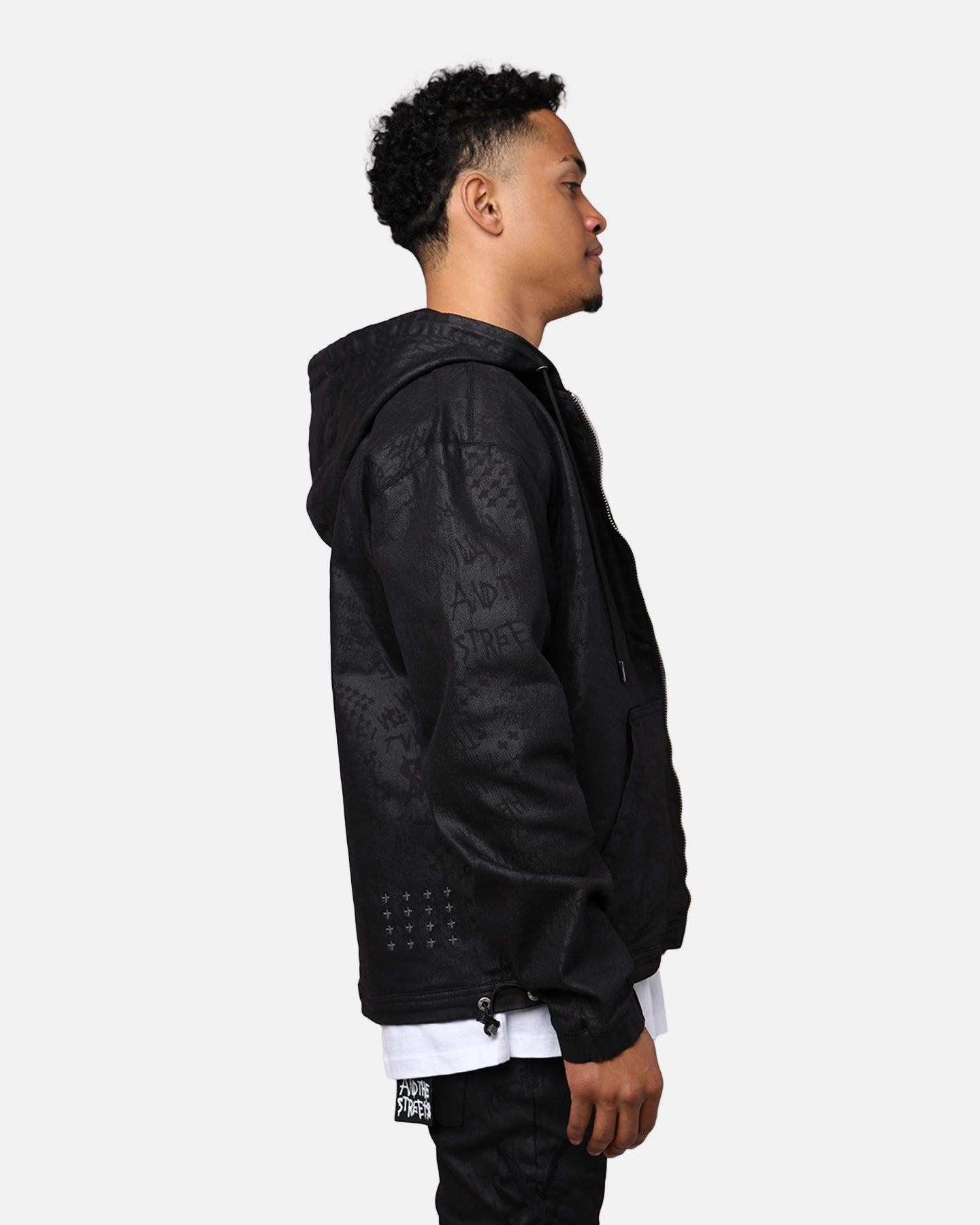 Ksubi Zip Grease Hoodie Black Enjoy Multipurpose Utility