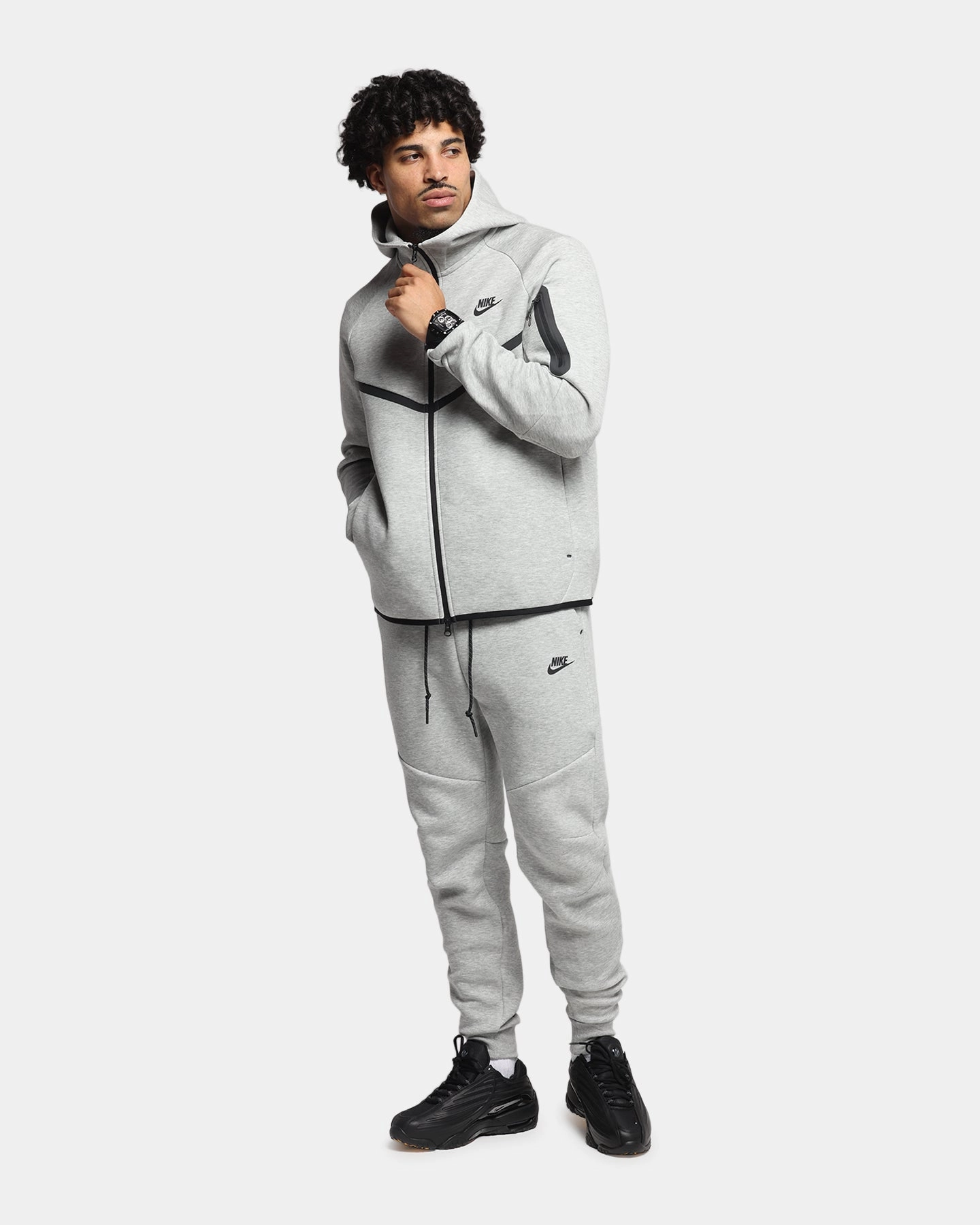 Nike Sportswear Tech Fleece Windrunner Jacket Dark Grey Heather Core Fresh AllDay Comfort