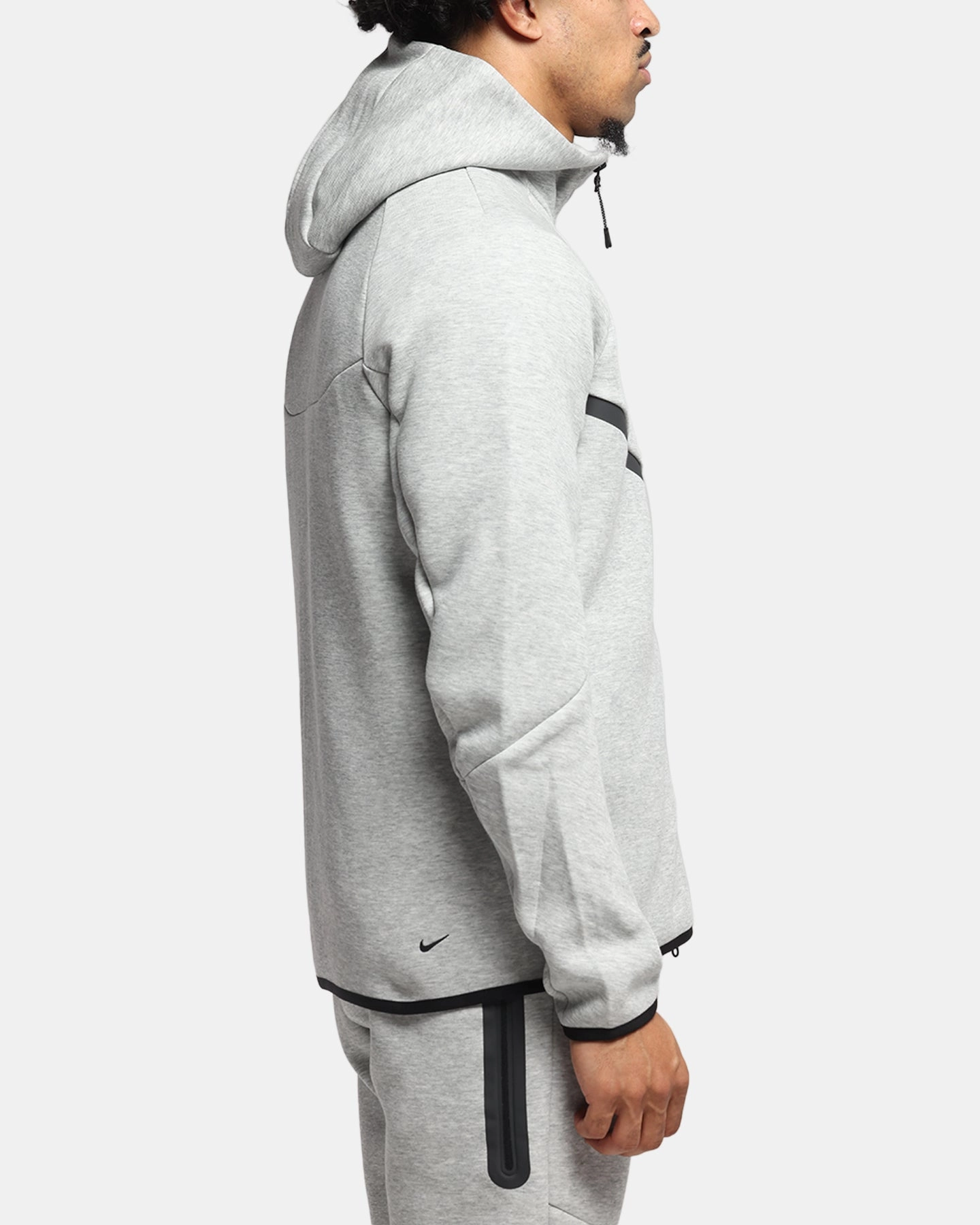 on - road Feedback - responsive Nike Sportswear Tech Fleece Windrunner Jacket Dark Grey Heather