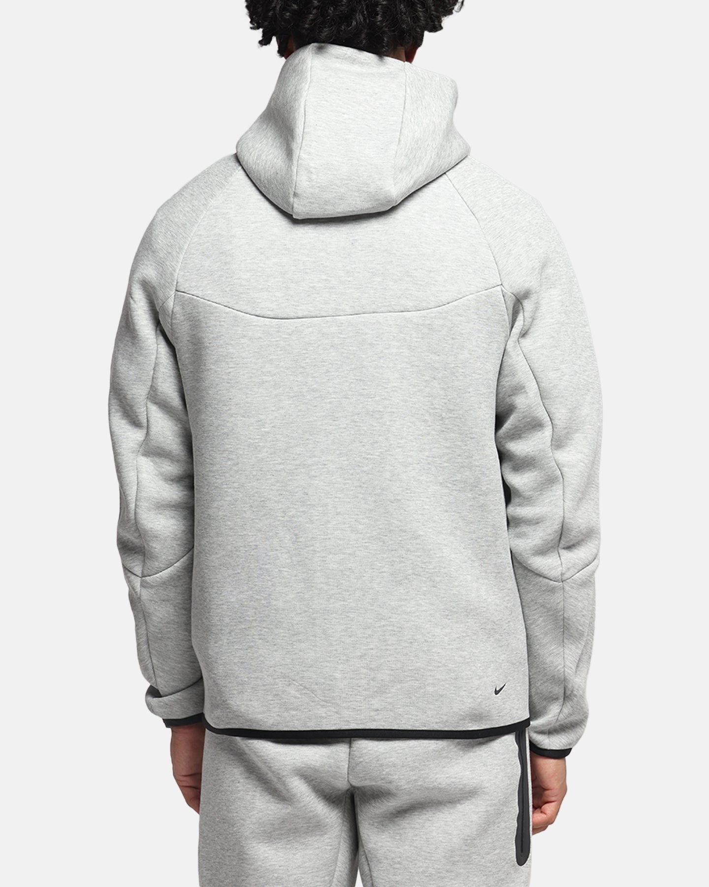 Flexible Layered Side Panels Nike Sportswear Tech Fleece Windrunner Jacket Dark Grey Heather