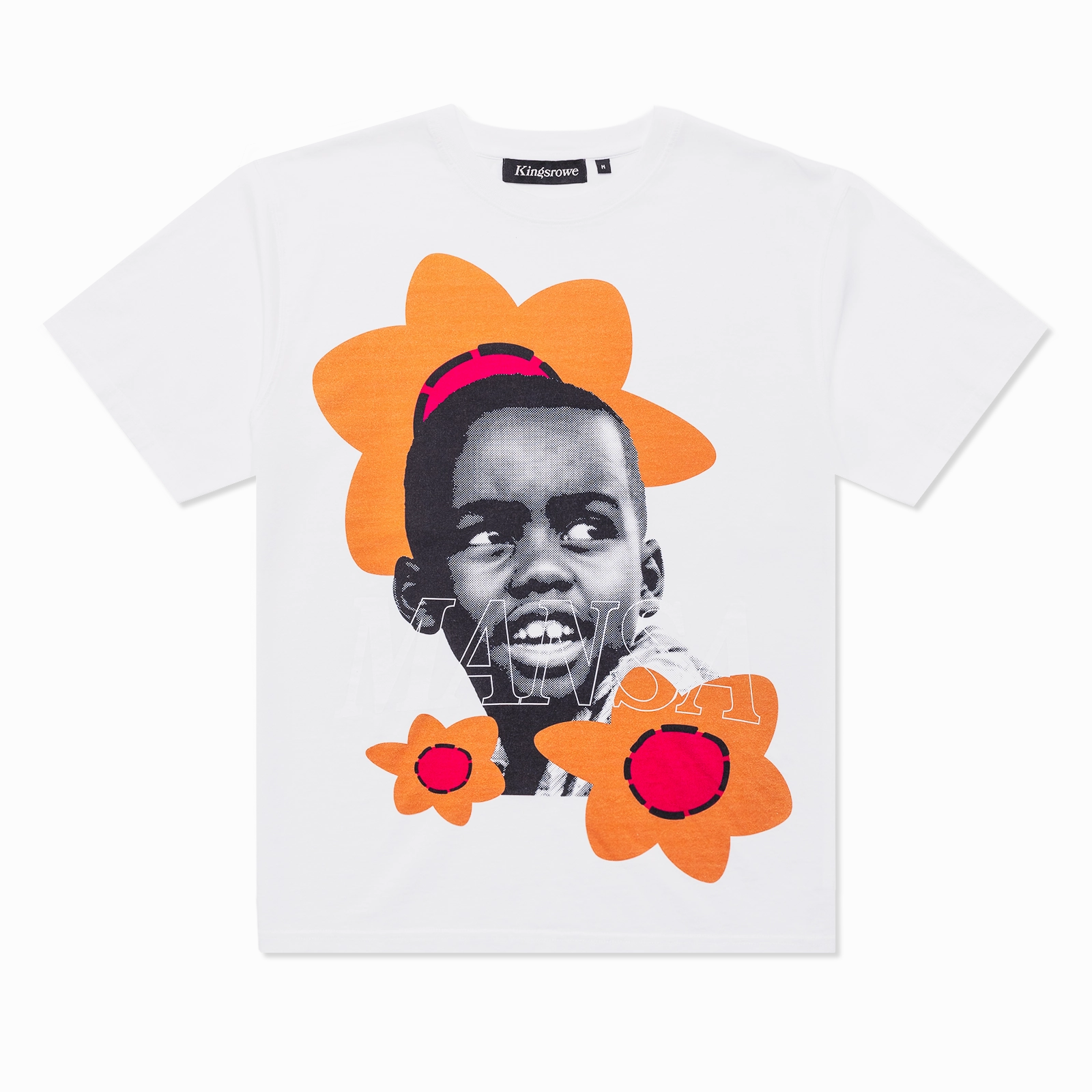 Kingsrowe Mansa T-Shirt 'White' budget-friendly